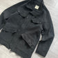 Final Home 1990s Raw Edge Curve Panelled Wool Coat - Size M