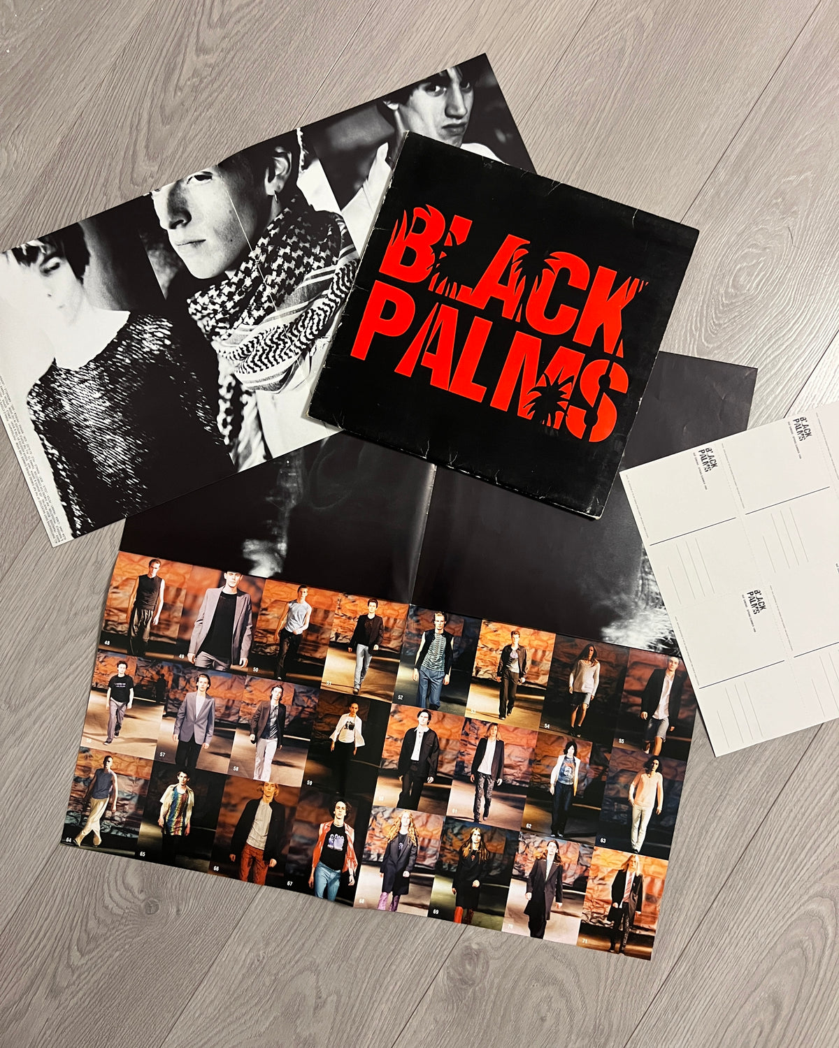 Raf Simons 1998 Black Palms Rare Poster, Lookbook, Runway Photos + 