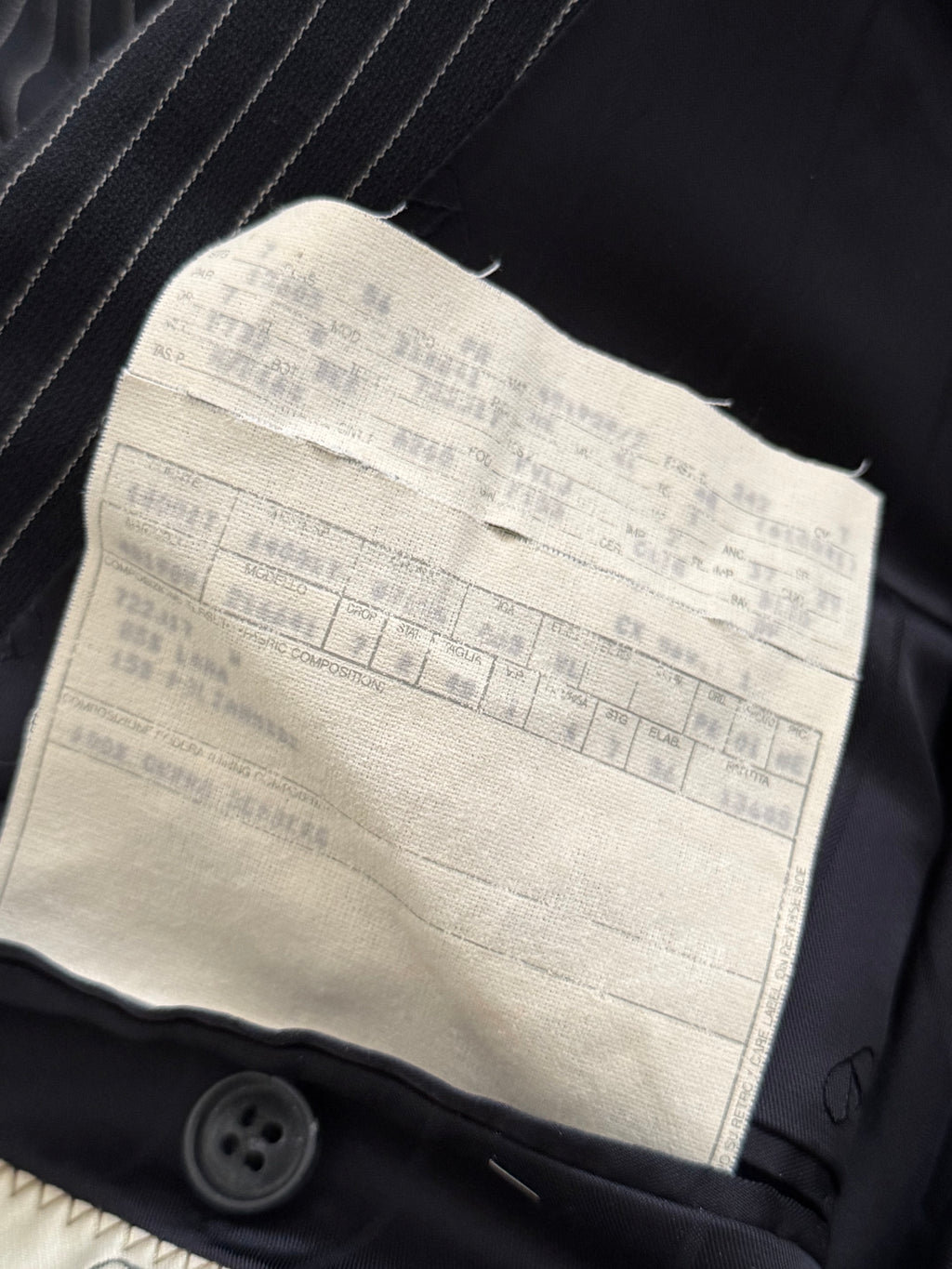 Valentino 1980s 6B Double Breasted Wool Pinestripe Power Suit - Size M Jacket / 32" Waist