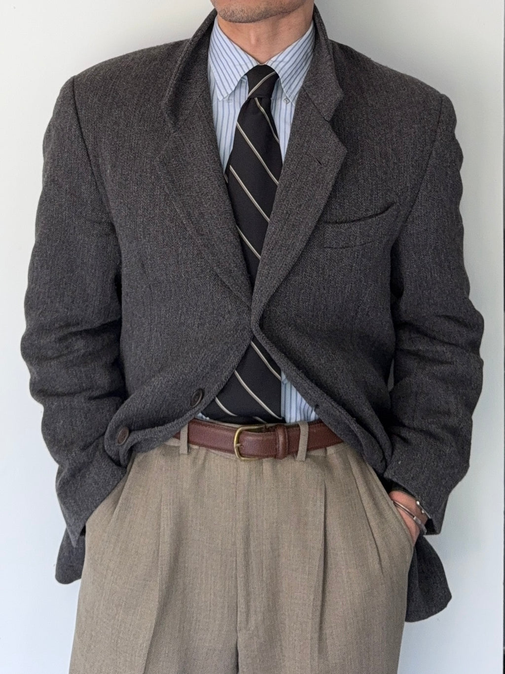 Emporio Armani AW1998 3B Wool Sports Jacket Blazer - Size XL