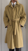 Giorgio Armani Black Label 1990s Belted Coat - Size M