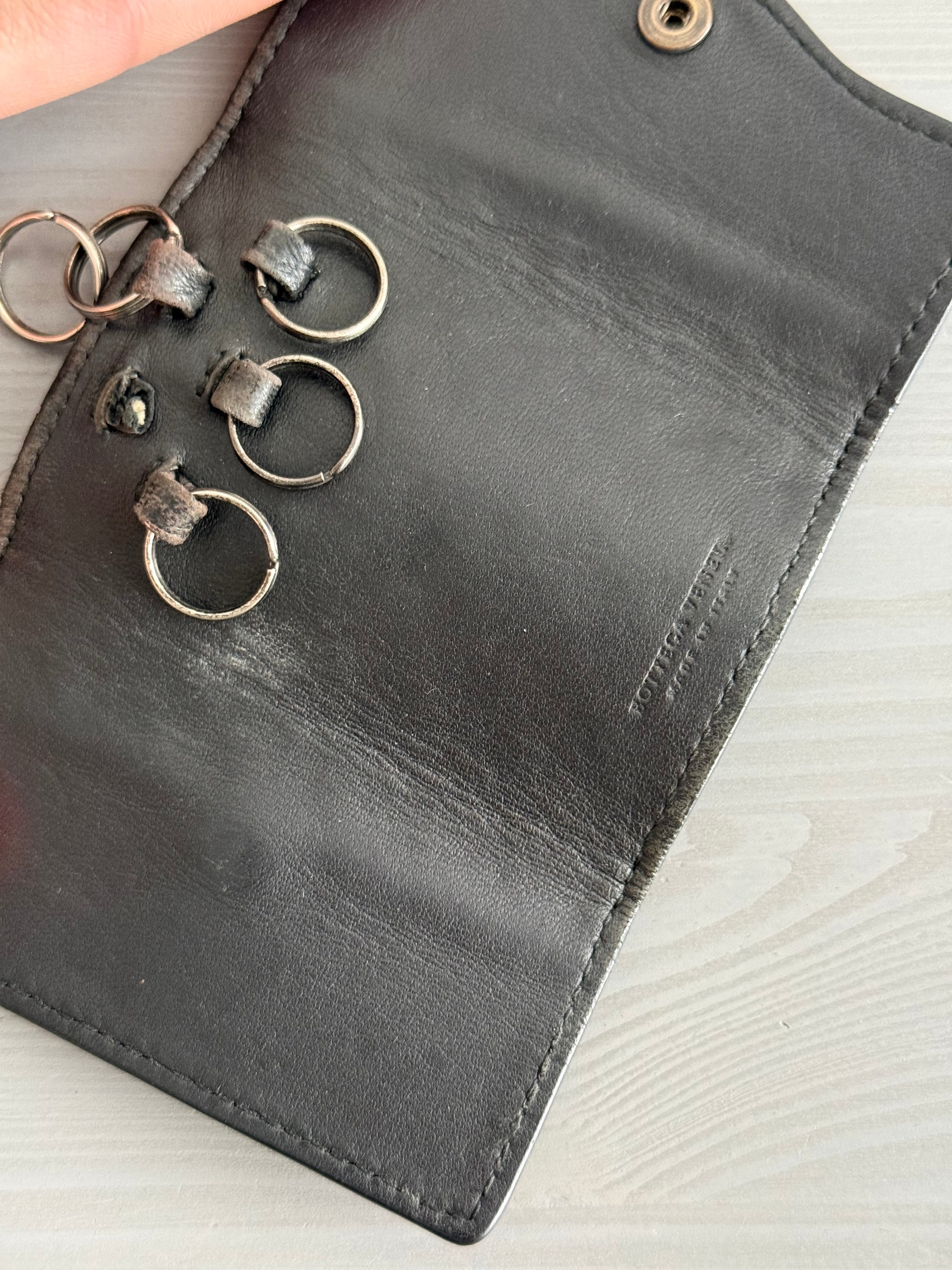 Bottega Veneta Vintage Leather Key Holder