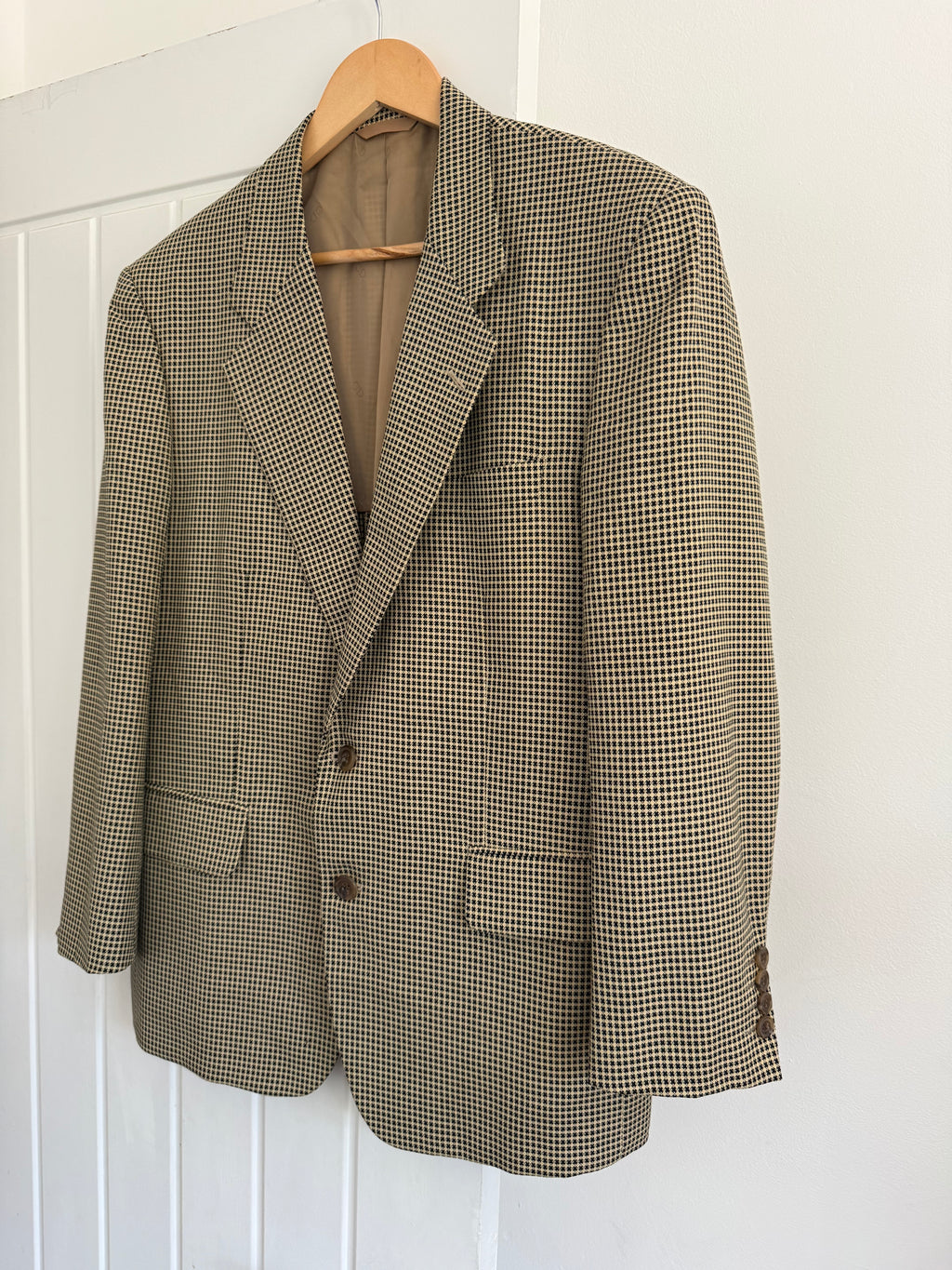 Dior 1980s 2B Unlined Textured Wool Sports Blazer Jacket - Size S
