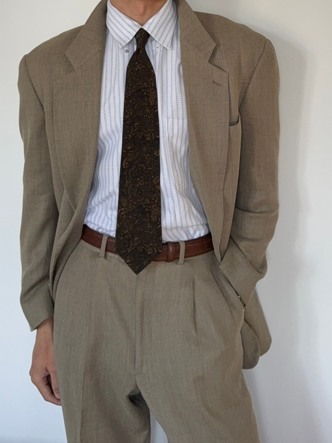 Balmain 1990s Silk Tie