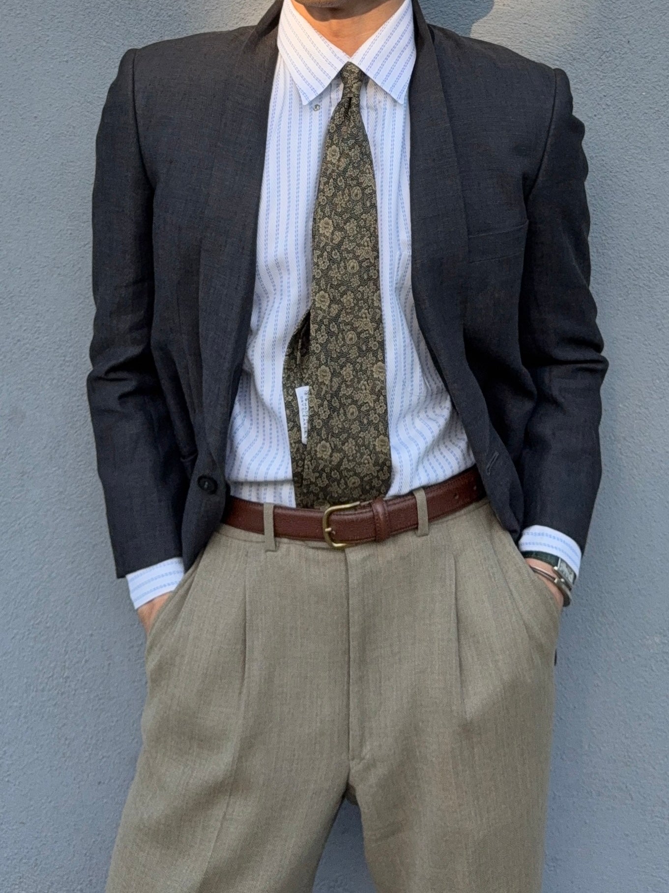 Yves Saint Laurent 1990s Shawl Collar Single Breasted Blazer Jacket - Size S