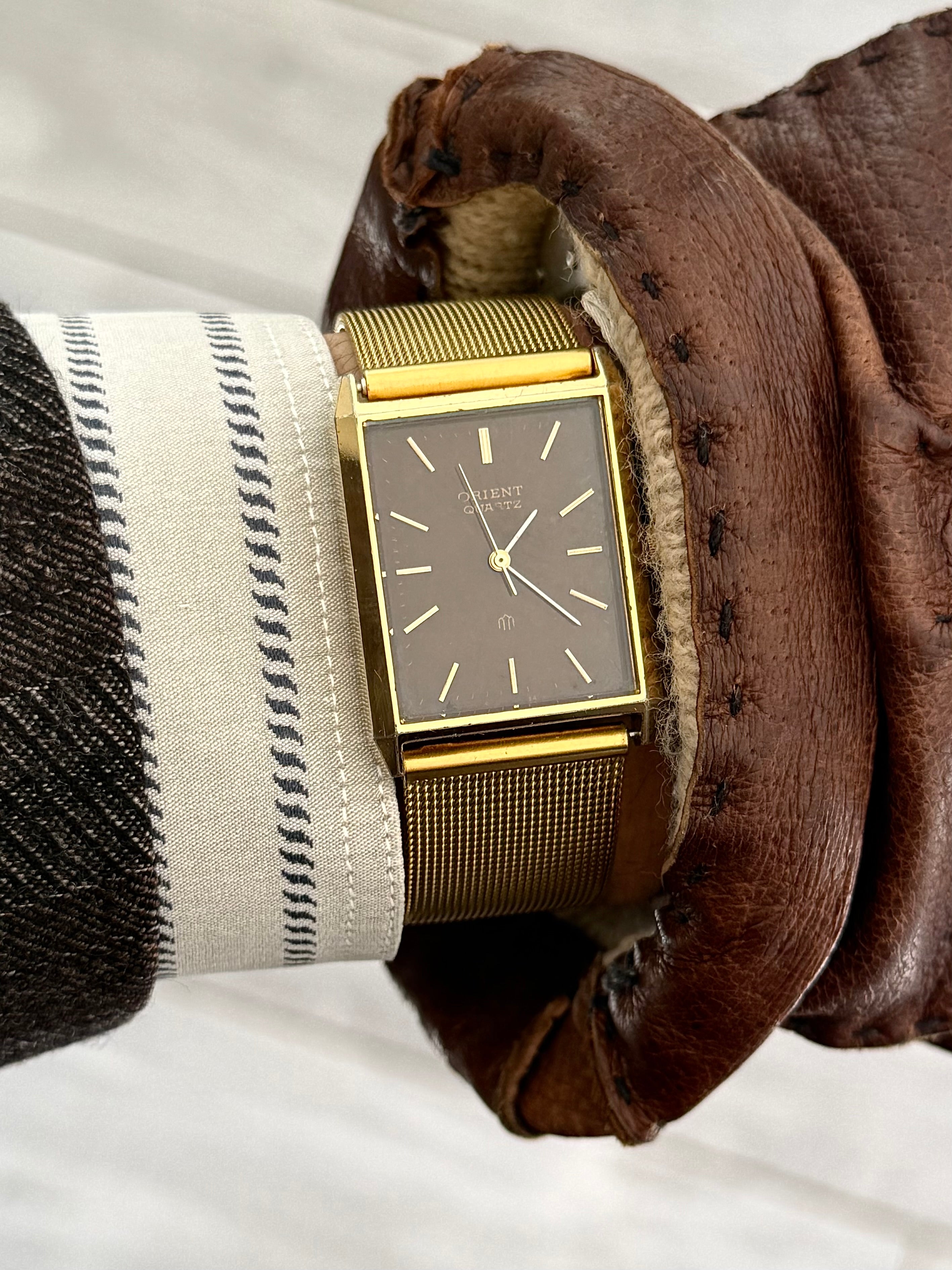 Orient 1990s Chandor Mesh Band Watch