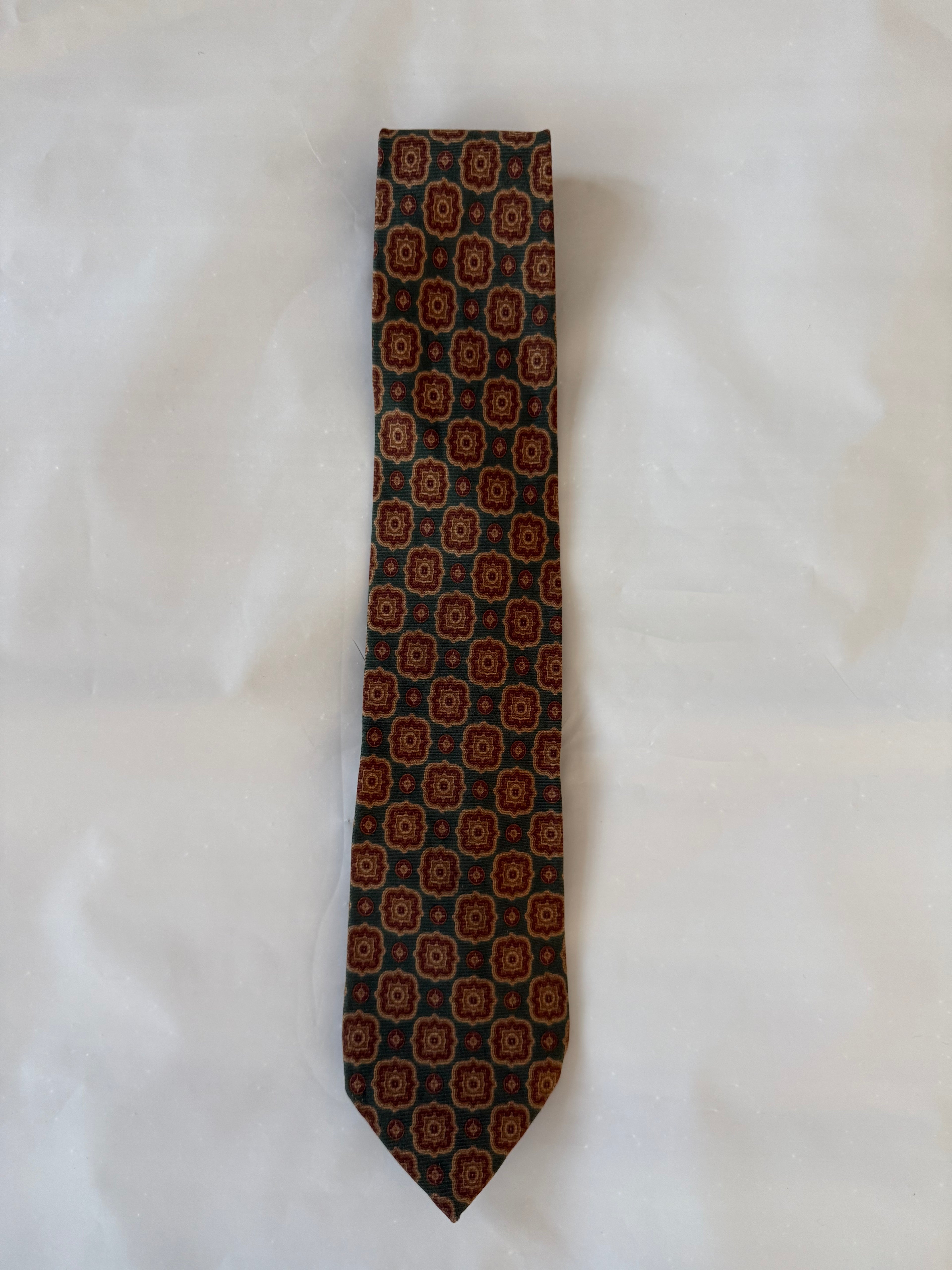 Angero Emiliani 1990s Silk Tie Made in Italy