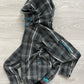 Salomon 00s Clima Pro Waterproof Softshell Grid Pattern Tech Jacket - Size S