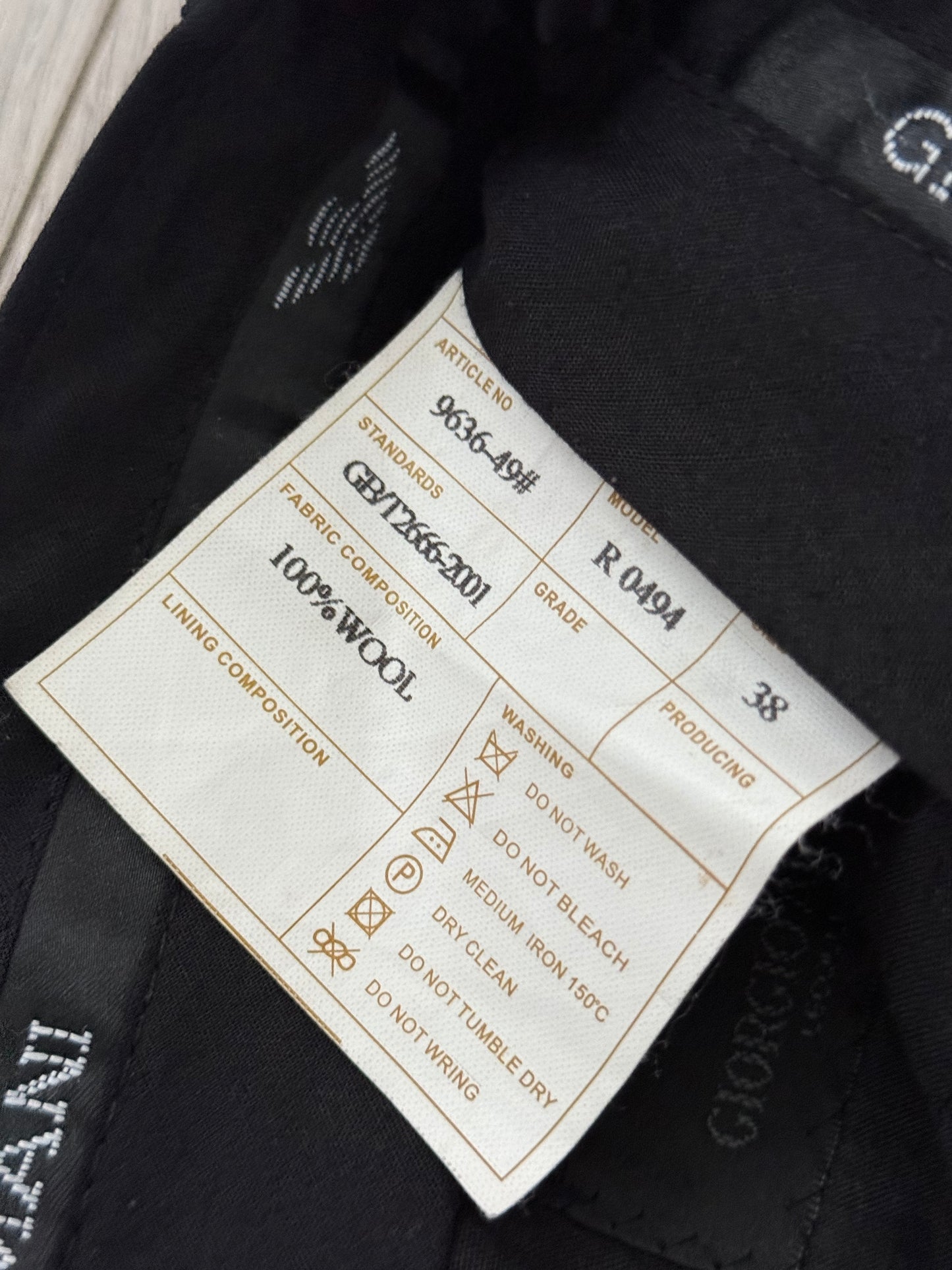 Armani 2000s Striped Navy Suit - XL Jacket / 38" Waist