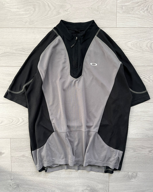 Oakley 2008 1/4 Zip Tech Panelled Top - Size XL