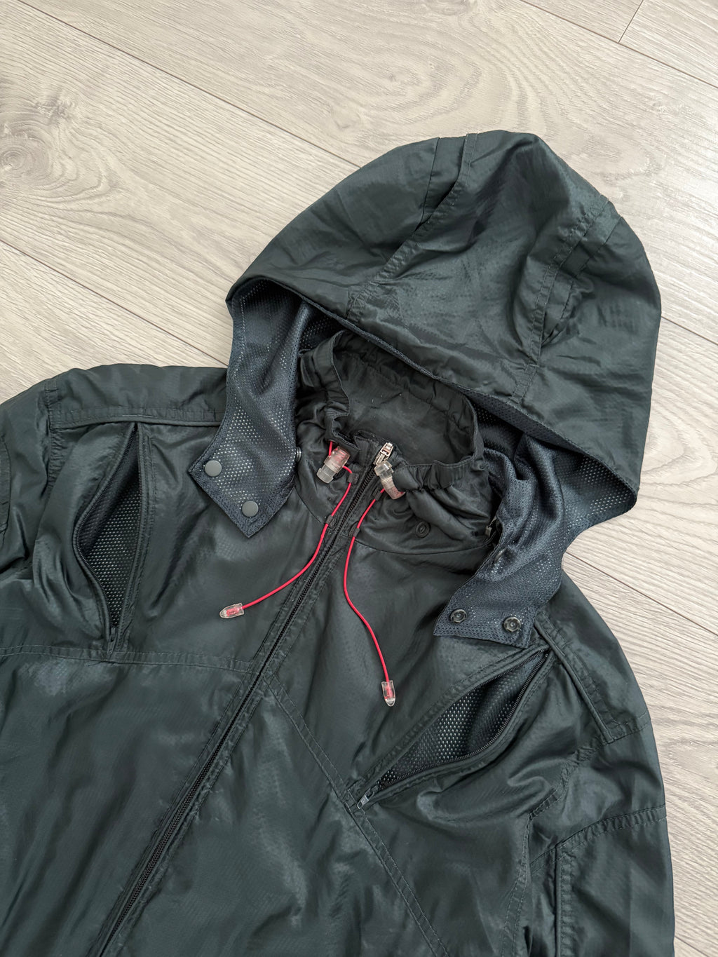 Oakley Software 00s 'Mad Science' Technical Toggled Waterproof Jacket - Size M