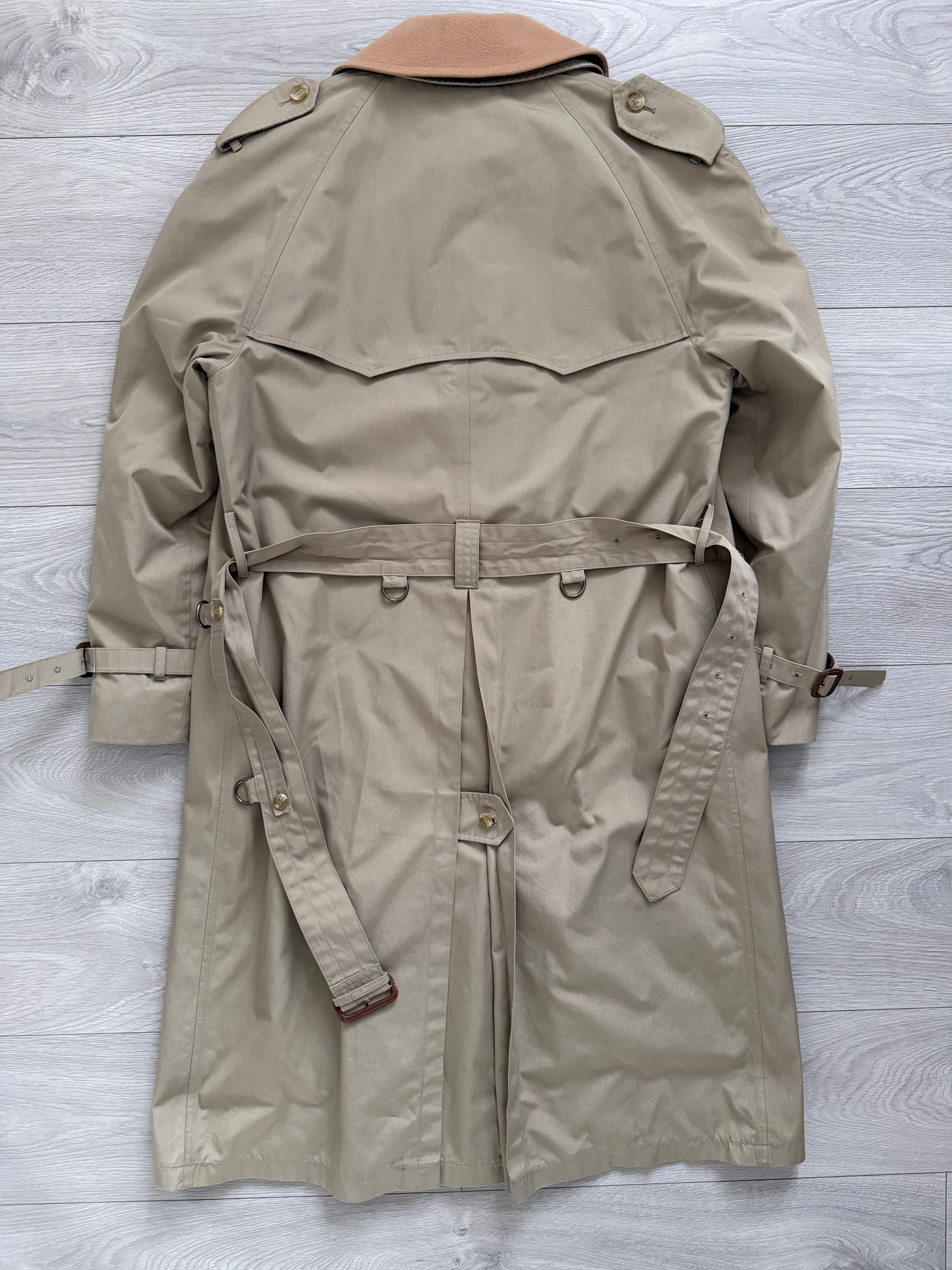 Brooks Brothers Vintage Water Repellent Trench Coat W/ Removable Wool Liner - Size M