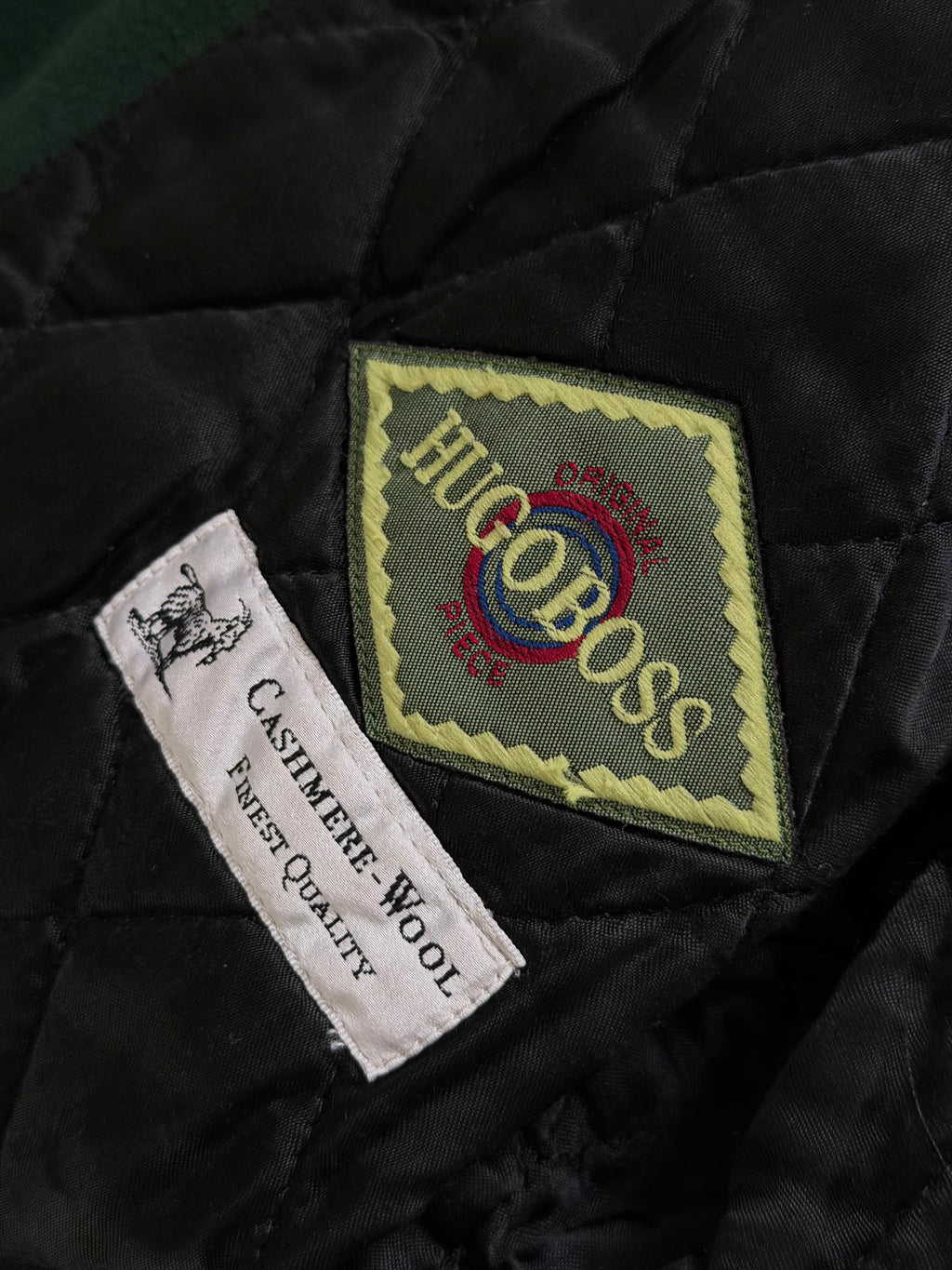 Hugo Boss 1980s Wool Cashmere Bomber Jacket - Size M