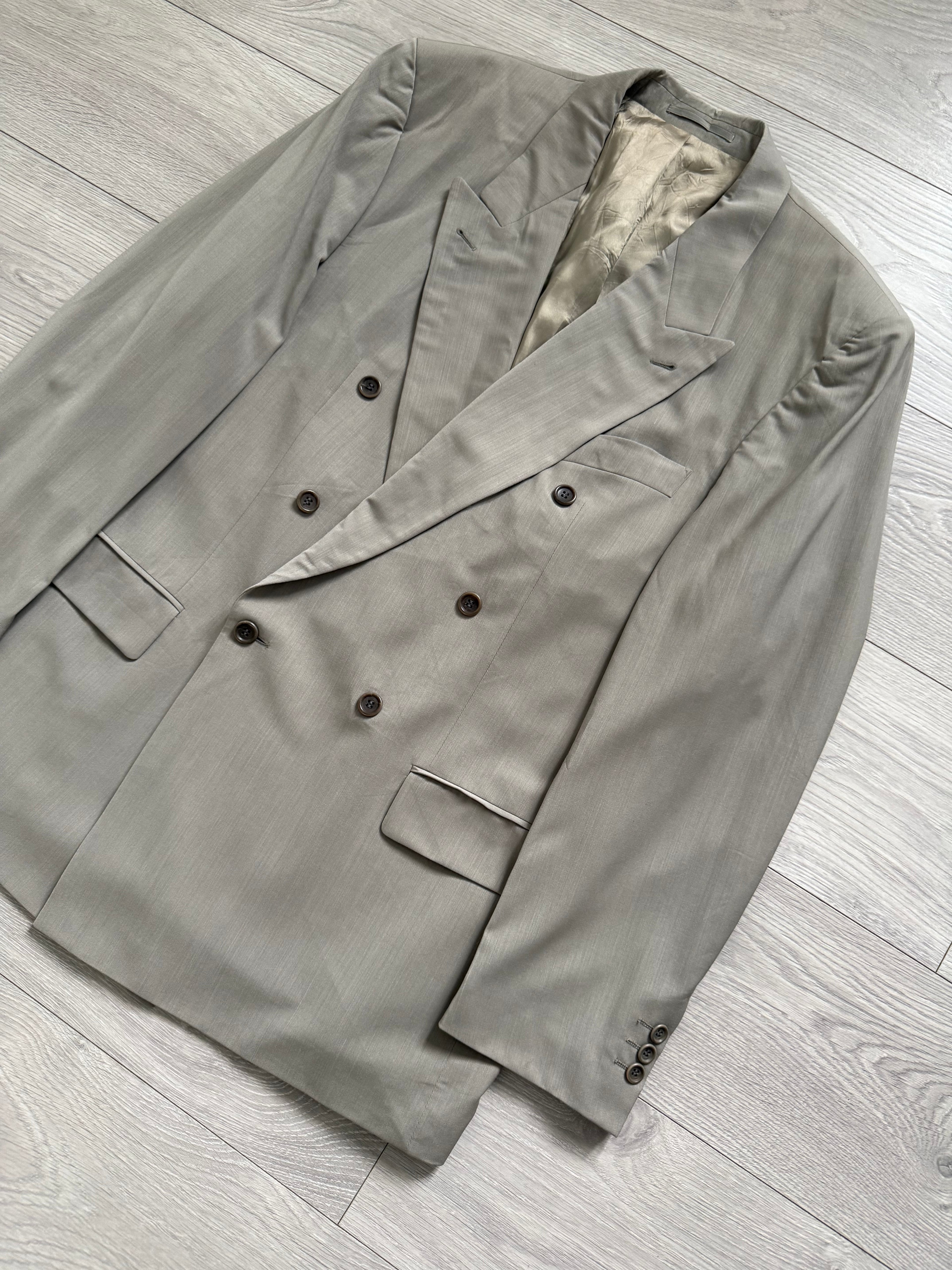 Hugo Boss 1980s 'Al Capone' Double Breasted Peaked Lapel Sports Jacket Blazer - Size XL
