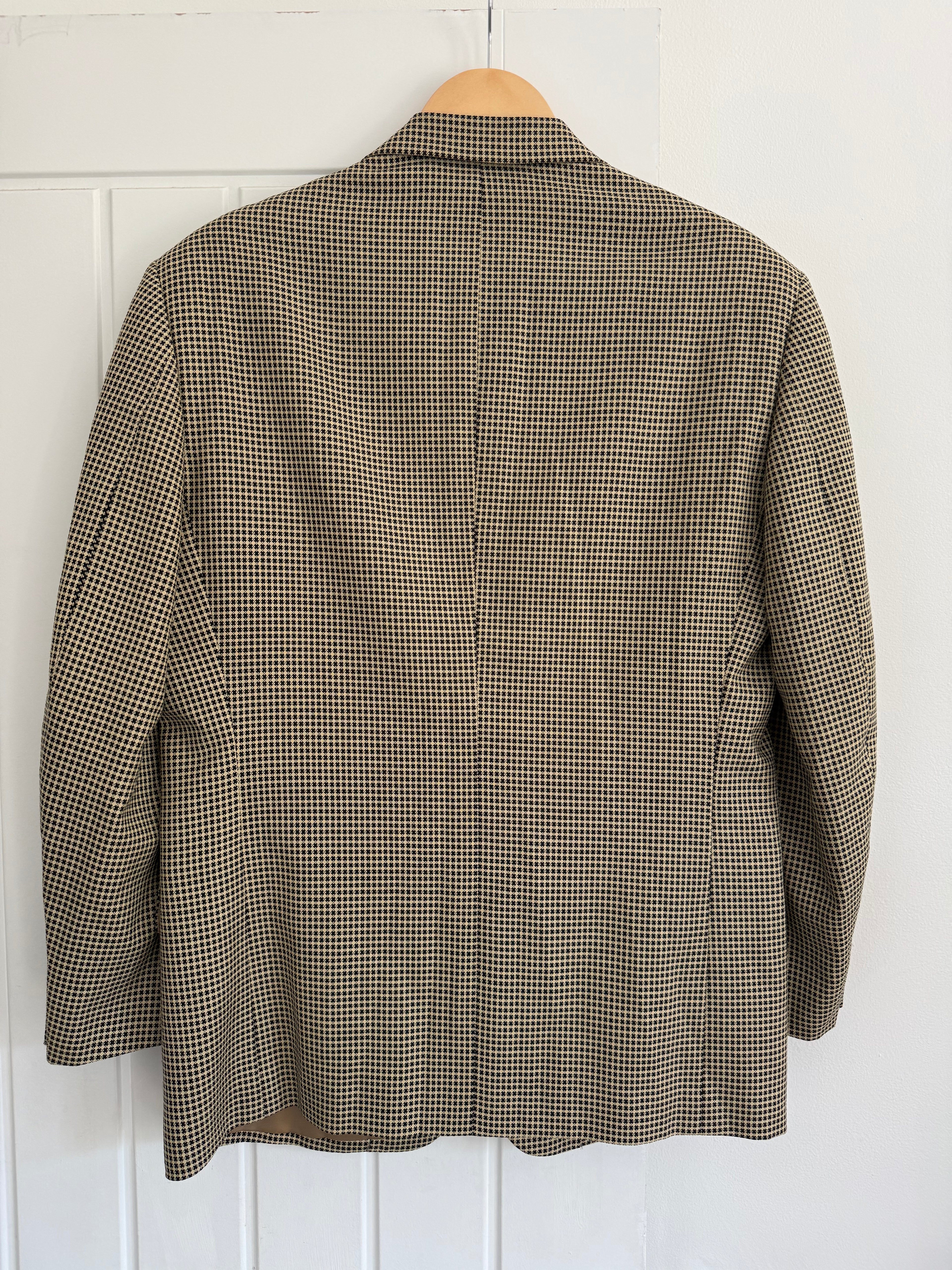 Dior 1980s 2B Unlined Textured Wool Sports Blazer Jacket - Size S