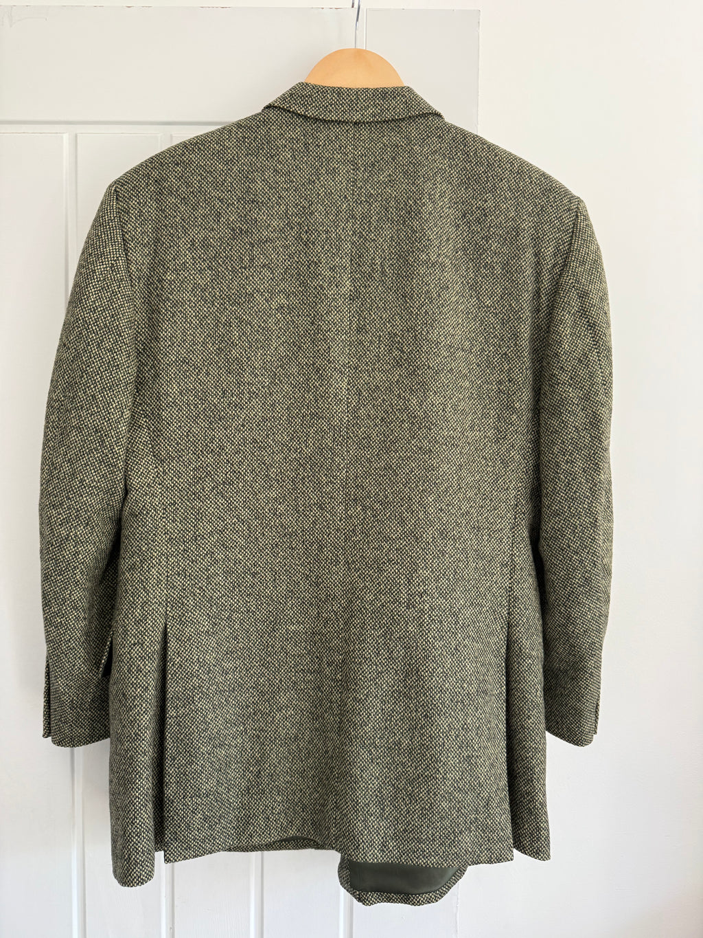 Dior 1980s Peaked Lapel Double Breasted Textured Wool Sports Blazer Jacket - Size S