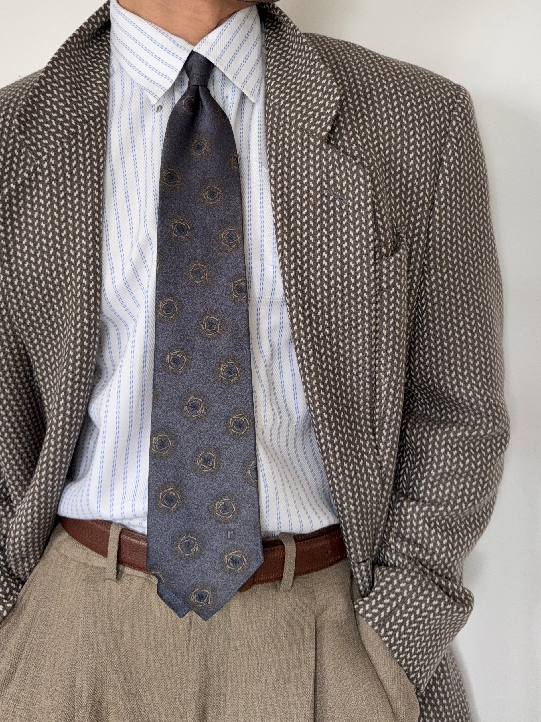 Renoma Paris 1990s Silk Tie