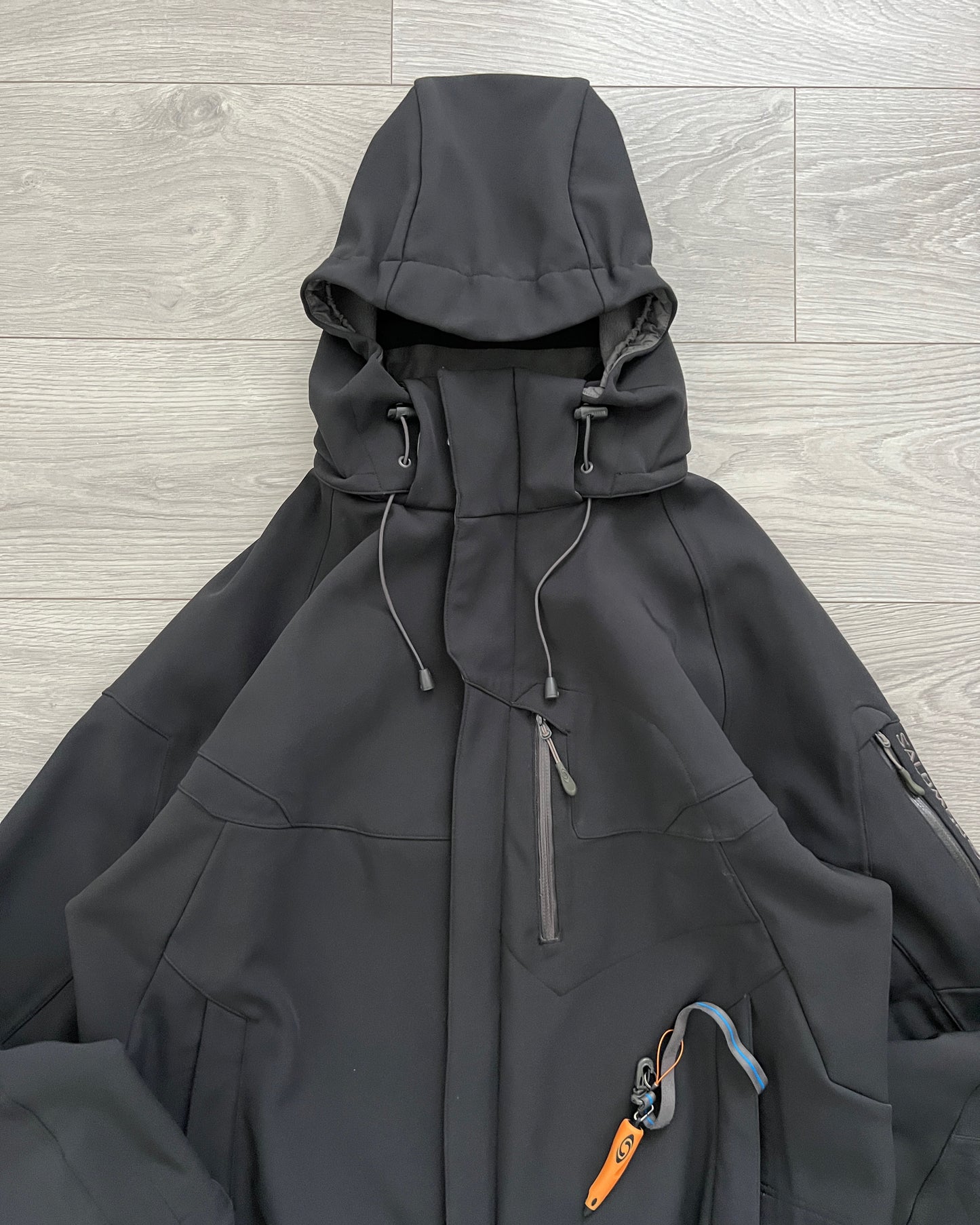 Salomon 00s Technical Fleece-Lined Utility Softshell Jacket - Size L