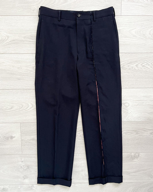 Comme Des Garcons AD2000 Frayed Centre Seam Pants - Size 30