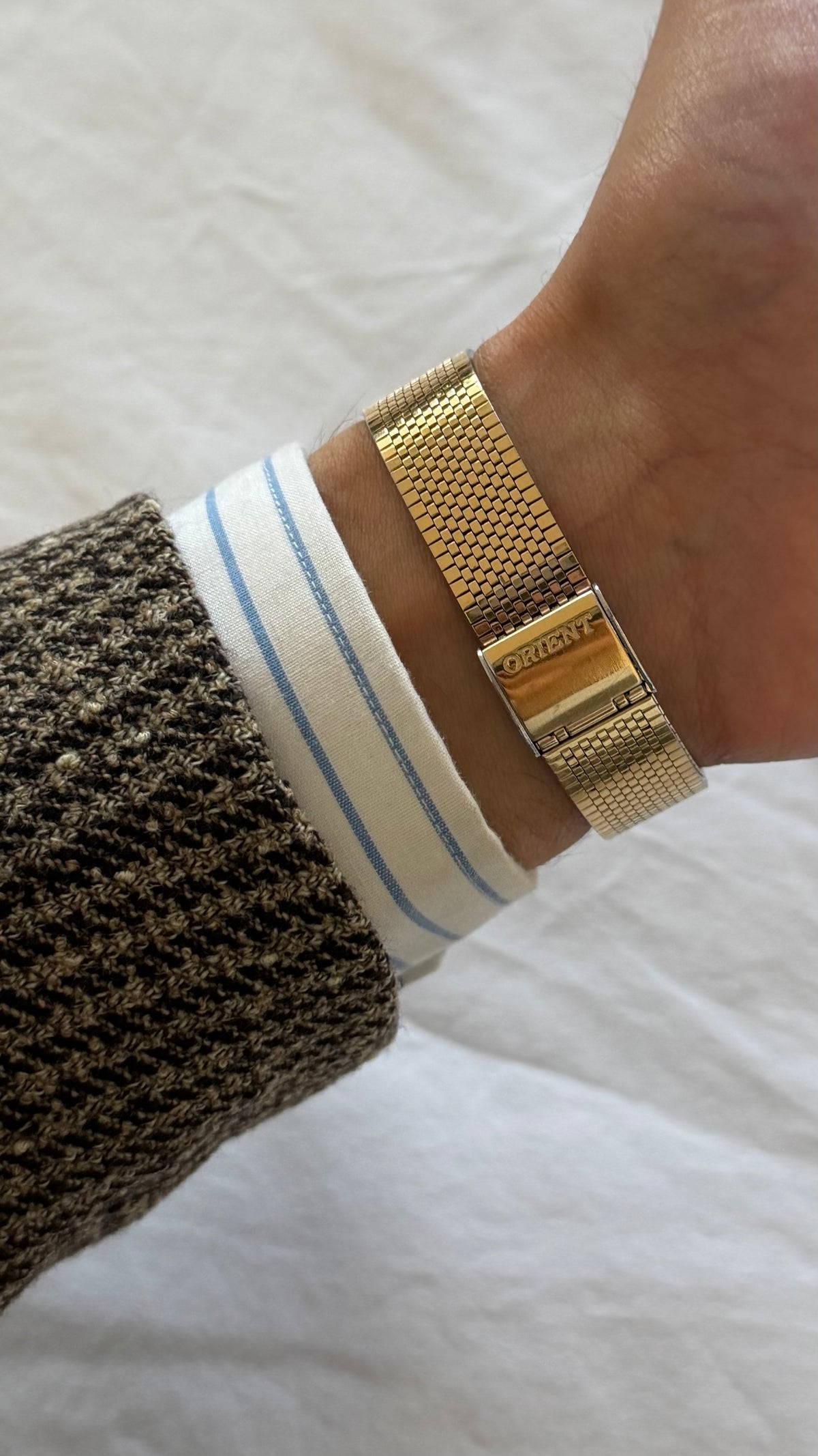 Orient 1990s Mesh Band Watch