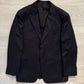 Armani 1990s Pleated 3B Striped Navy Wool Suit - Size M Jacket / 38" Waist