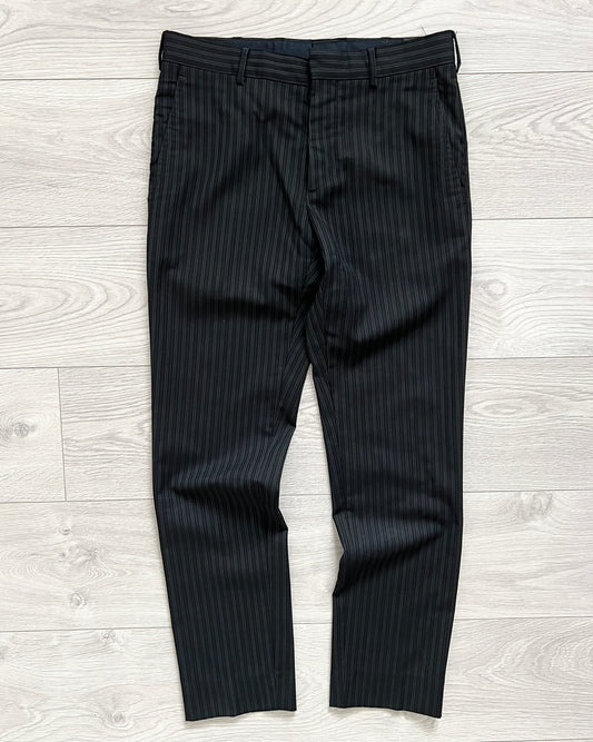 Prada SS02' Striped Tailored Trousers - Size 30