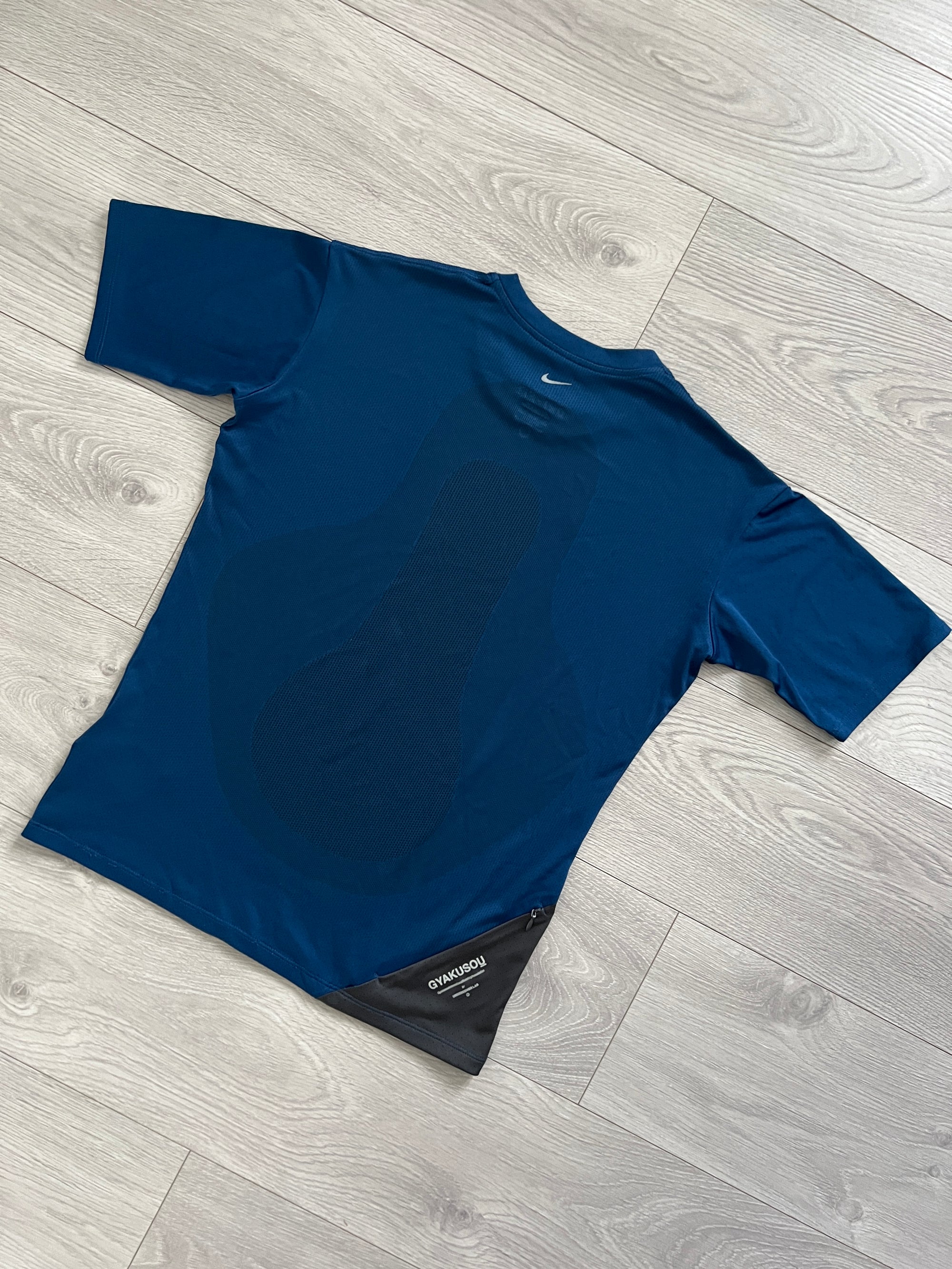 Nike Gyakusou SS14' Dri-Fit Sweat Map Technical T-Shirt Blue - Size S