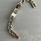 Jean Paul Gaultier 00s Stainless Steel Cross Watch Bracelet