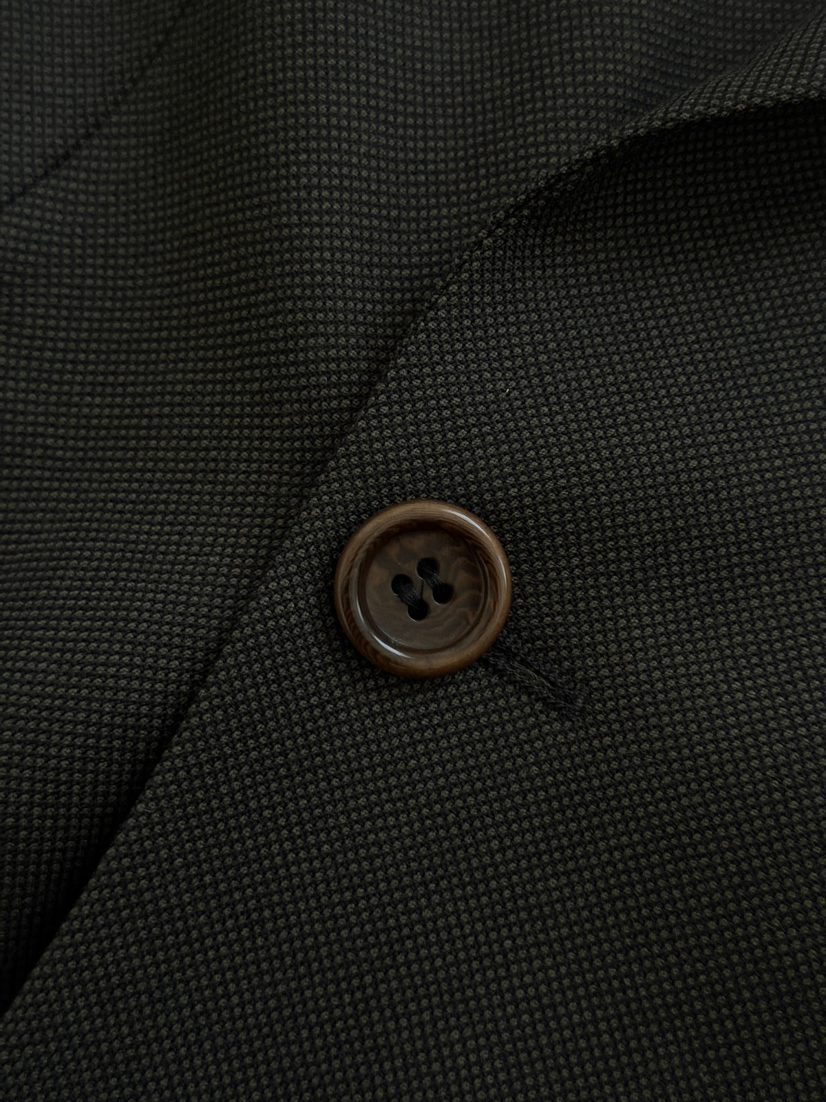 Hugo Boss 1980s Super 100s Peaked Lapel Double Breasted Wool Taupe Brown Sport Jacket Blazer - Size L