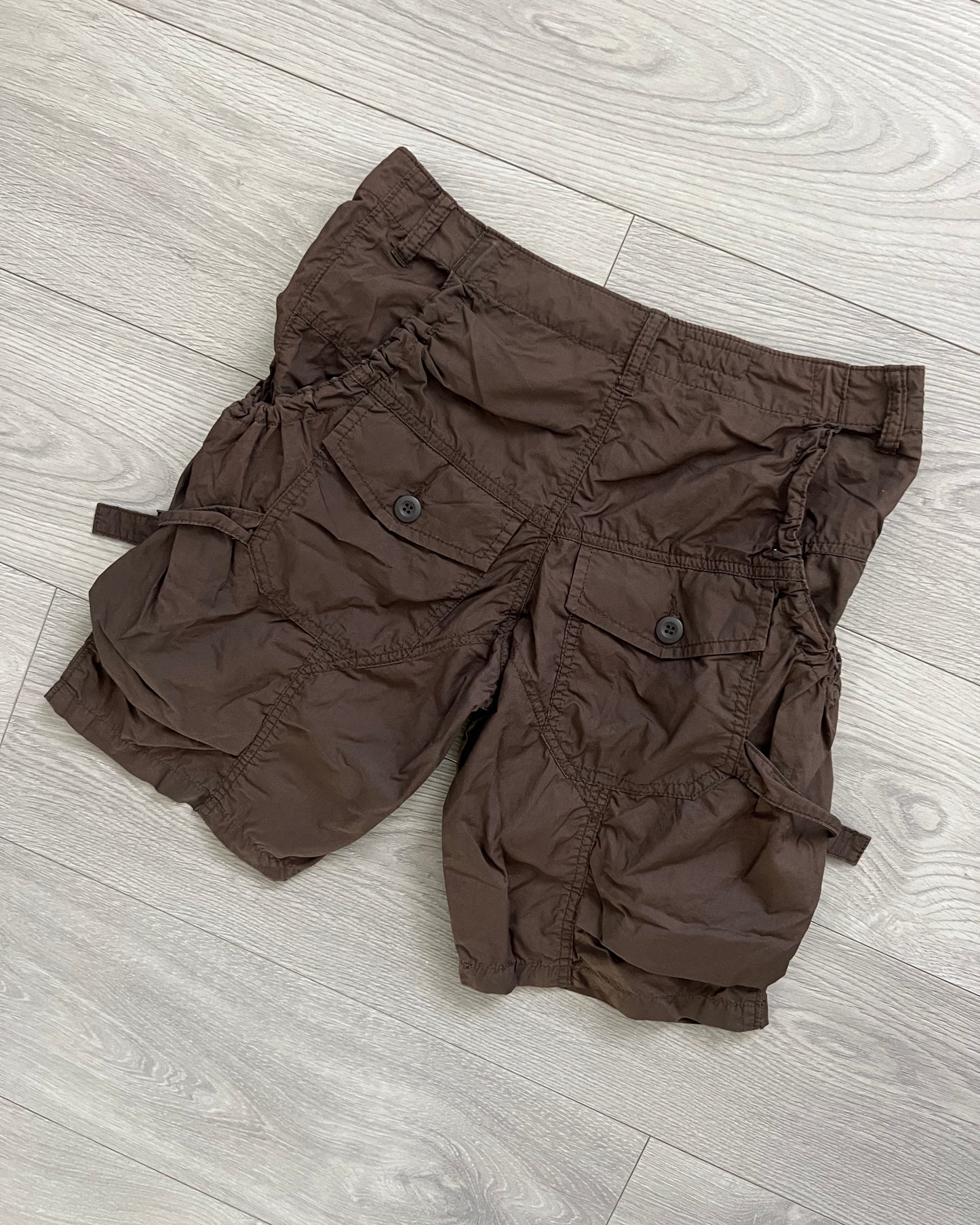 Final Home 00s 180 Degree Pocket Buckled Shorts - Size 30