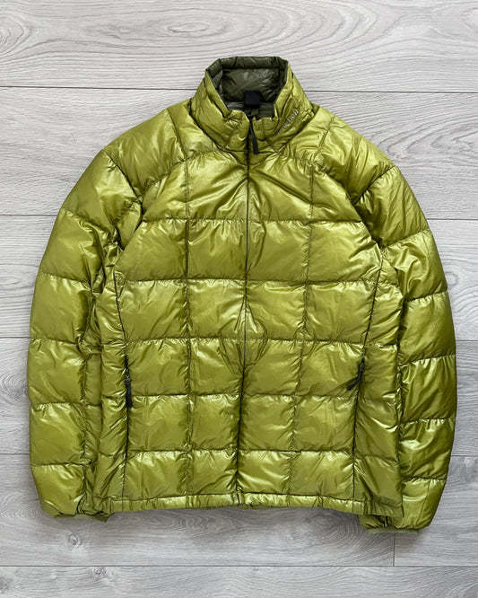 Montbell 00s Square Stitch Nylon Down Puffer Jacket - Size S