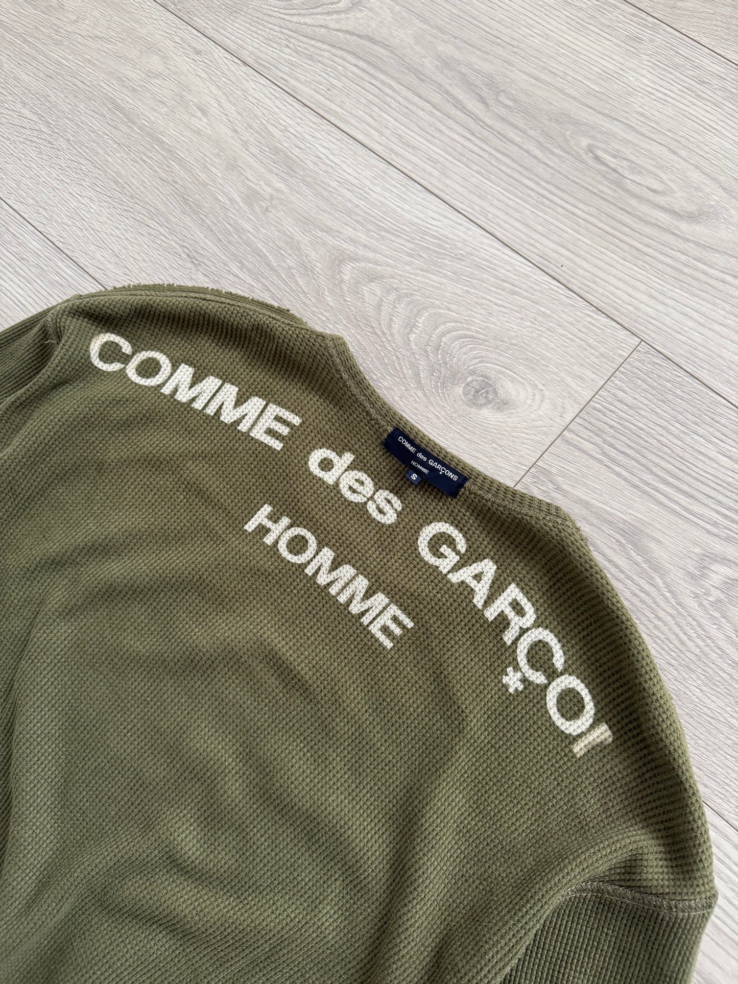 Comme Des Garcons Homme FW2007 Waffle Knit Reversible Top - Size M