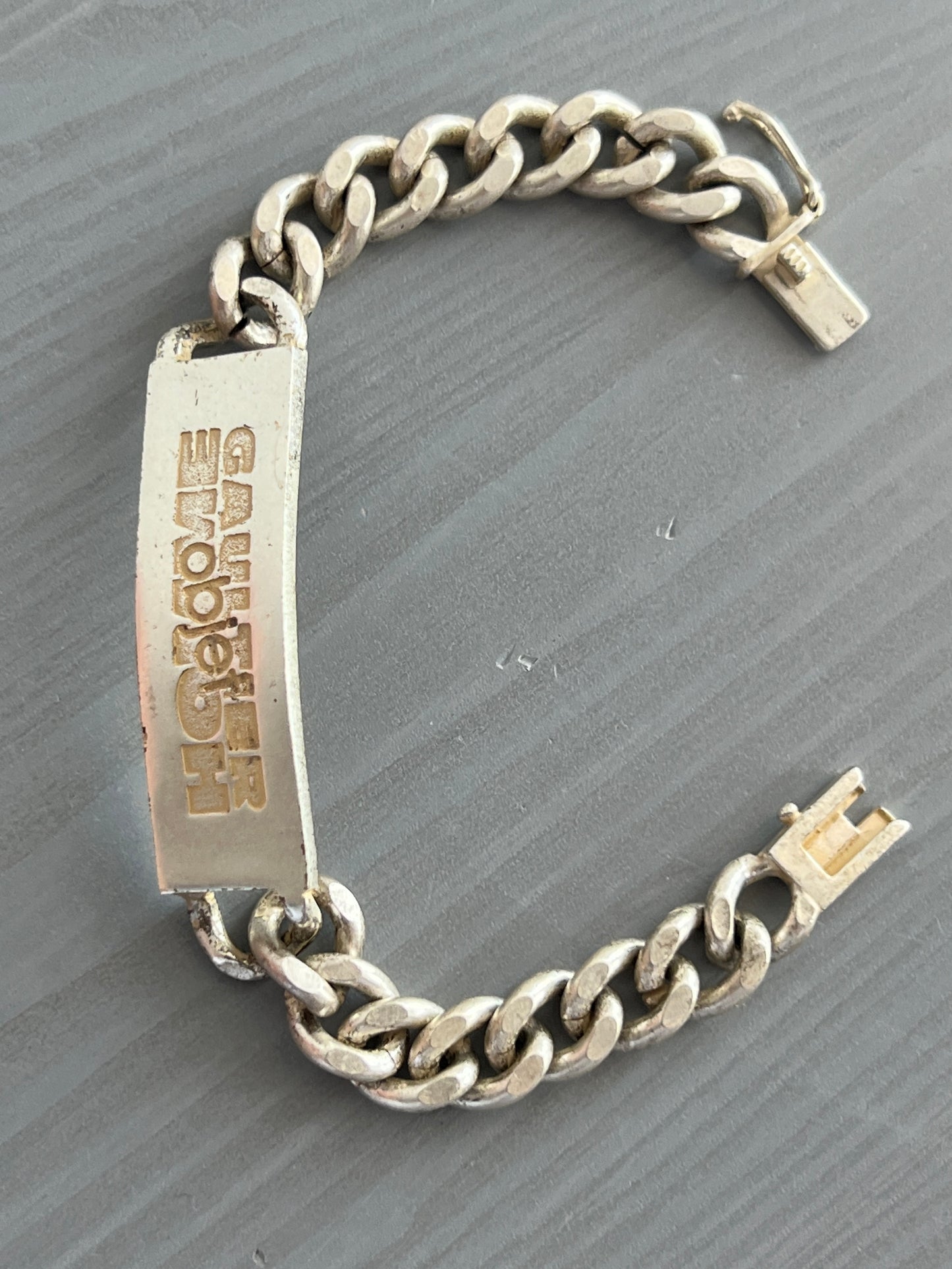 Jean Paul Gaultier 00s Distressed ID Bracelet