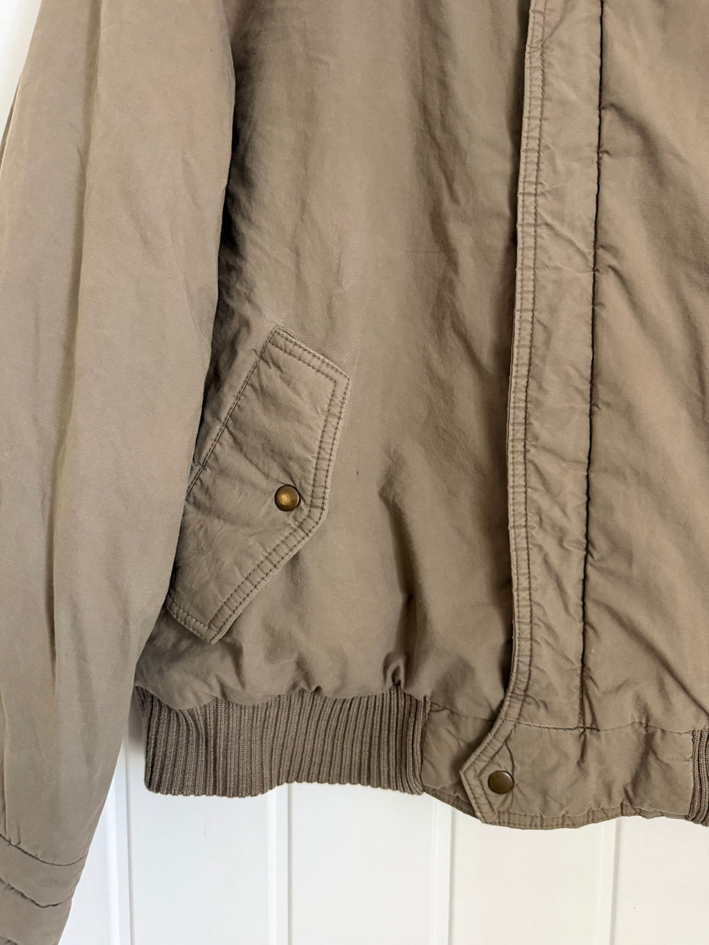 Valentino 1980s Padded Cotton Bomber Jacket - Size S