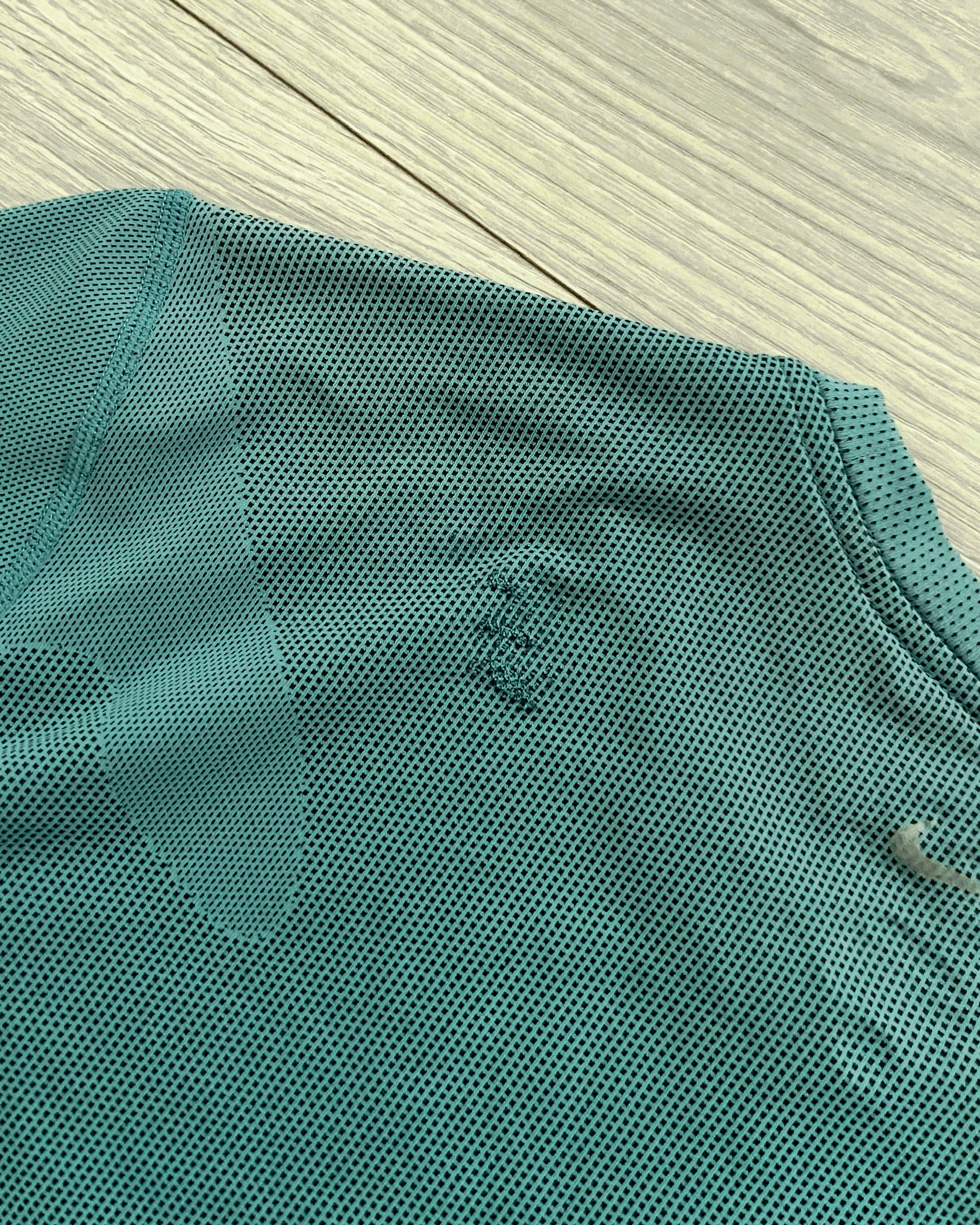 Nike Gyakusou FW15' Dri-Fit Sweat Map Technical T-Shirt Turquoise Blue - Size M