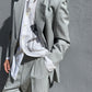 Comme Des Garcons Homme SS1991 Wool Pleated Grey Suit - Size M Jacket / 31 Waist