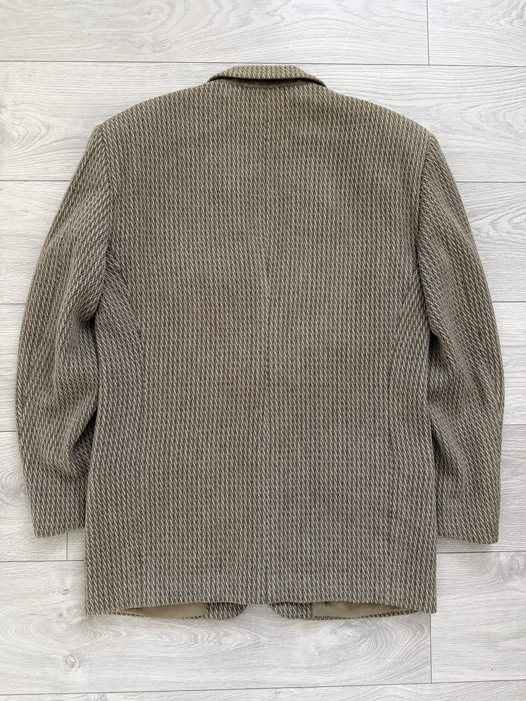 Giorgio Armani Black Label 1990s 2B Textured Wool Sport Jacket Blazer - Size M