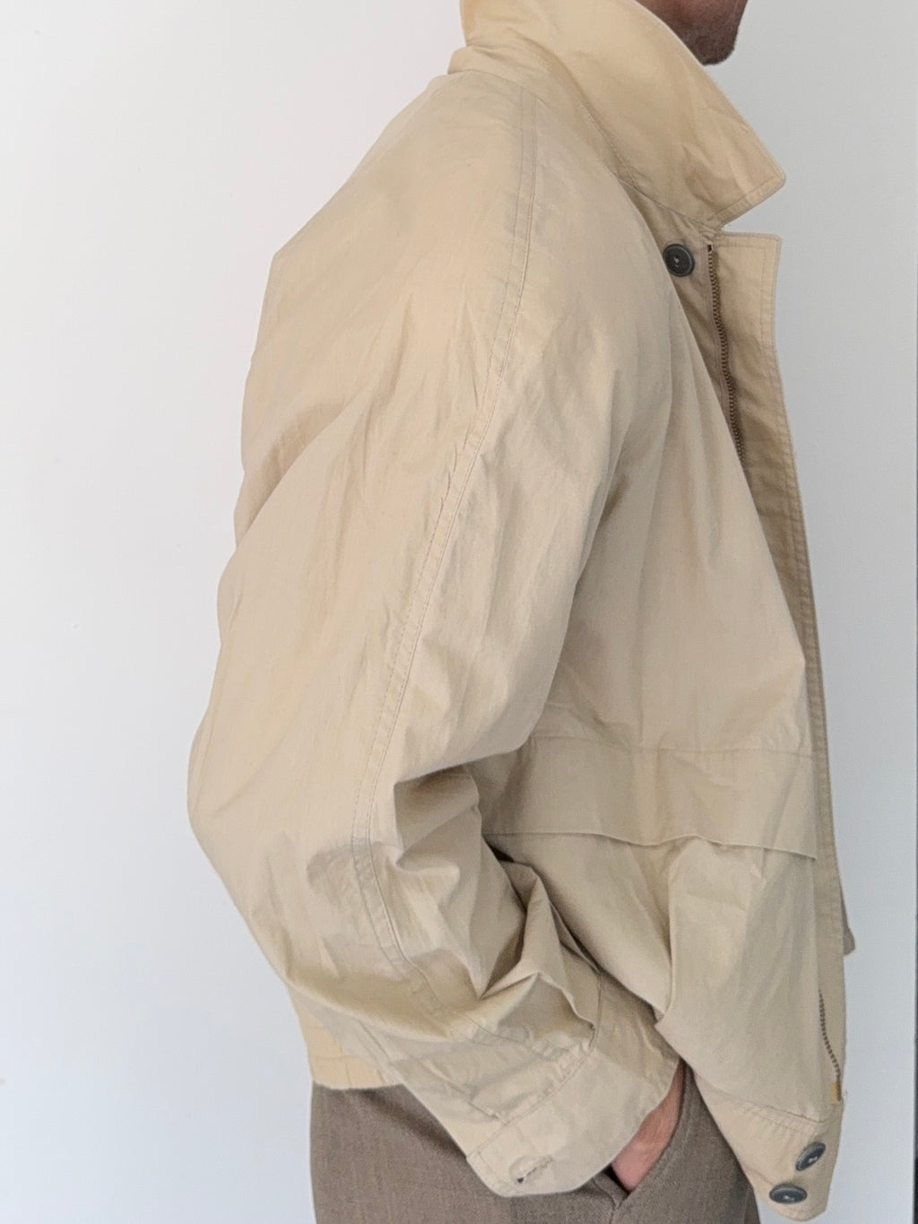 Valentino 1980s Zip Front Harrington Bomber Jacket - Size S