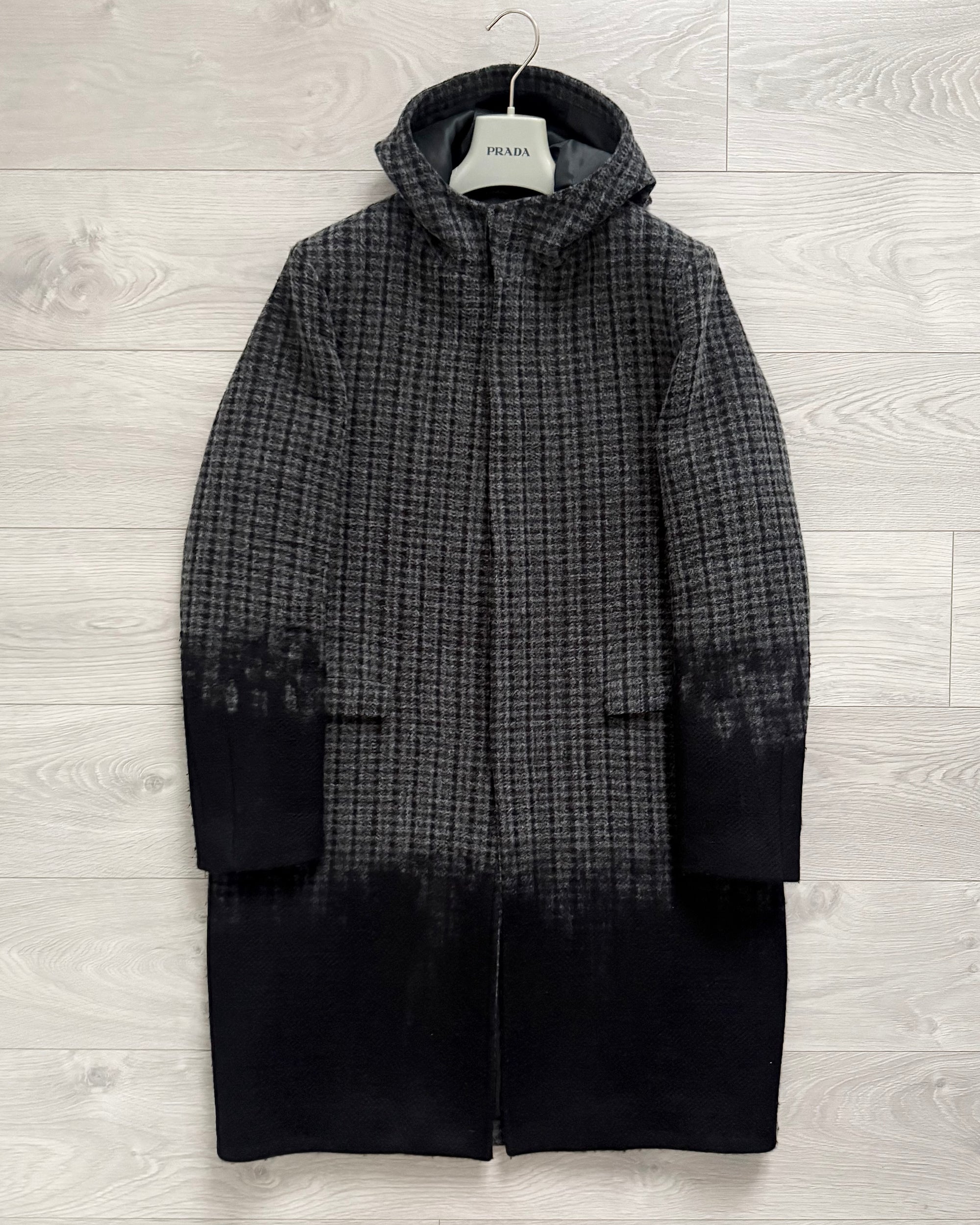 Prada FW2007 Runway Gradient Wool Coat - Size M