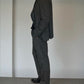 Emporio Armani Textured Wool Grey Suit - Size L Jacket / 34" Waist