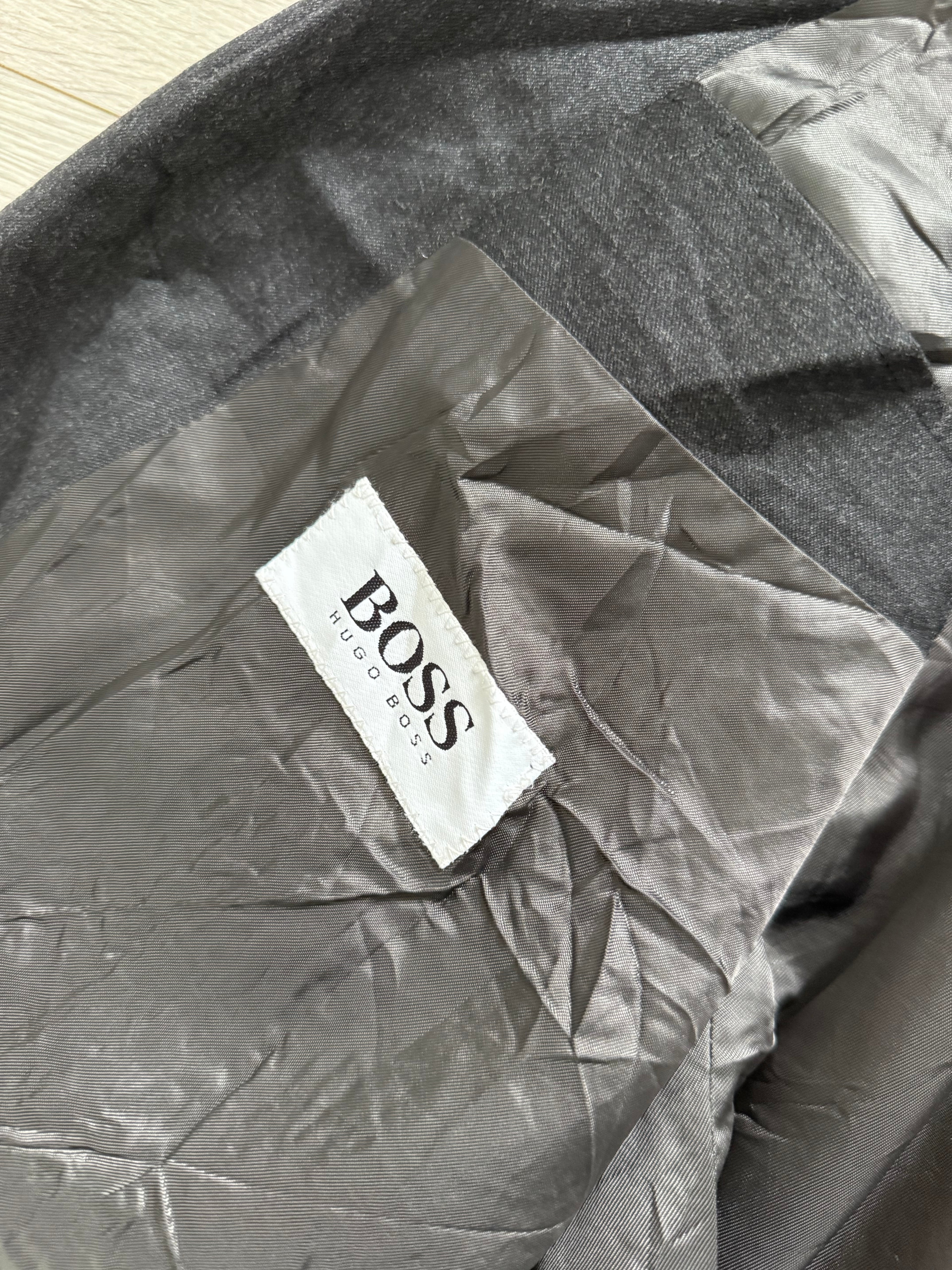 Hugo Boss 1980s 'Al Capone' Double Breasted Peaked Lapel Sports Jacket Blazer - Size S