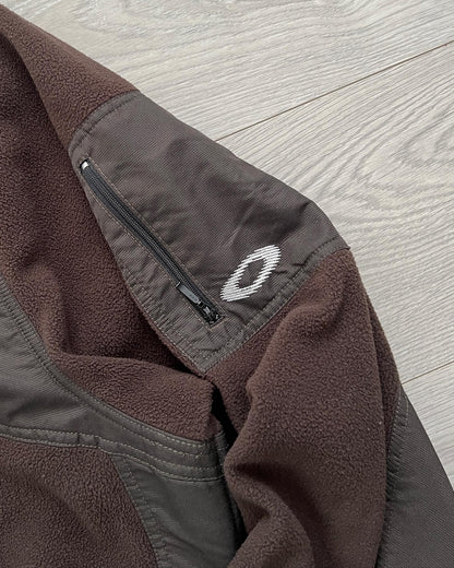 Oakley Software 00s Technical Panelled Fleece Jacket - Size XL