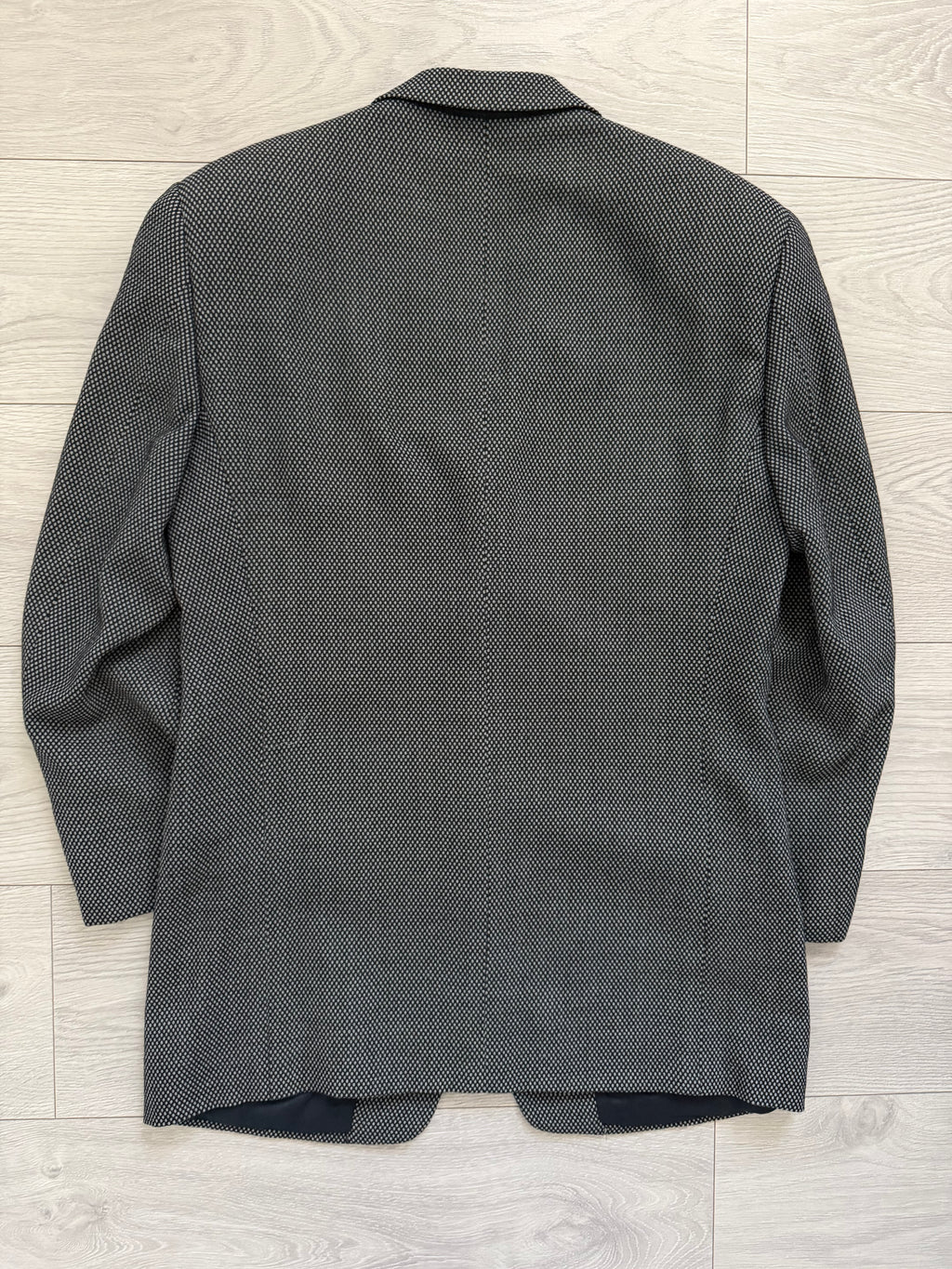 Armani 1990s 3B Textured Pleated Wool Suit  - Size M Jacket / 32" Waist