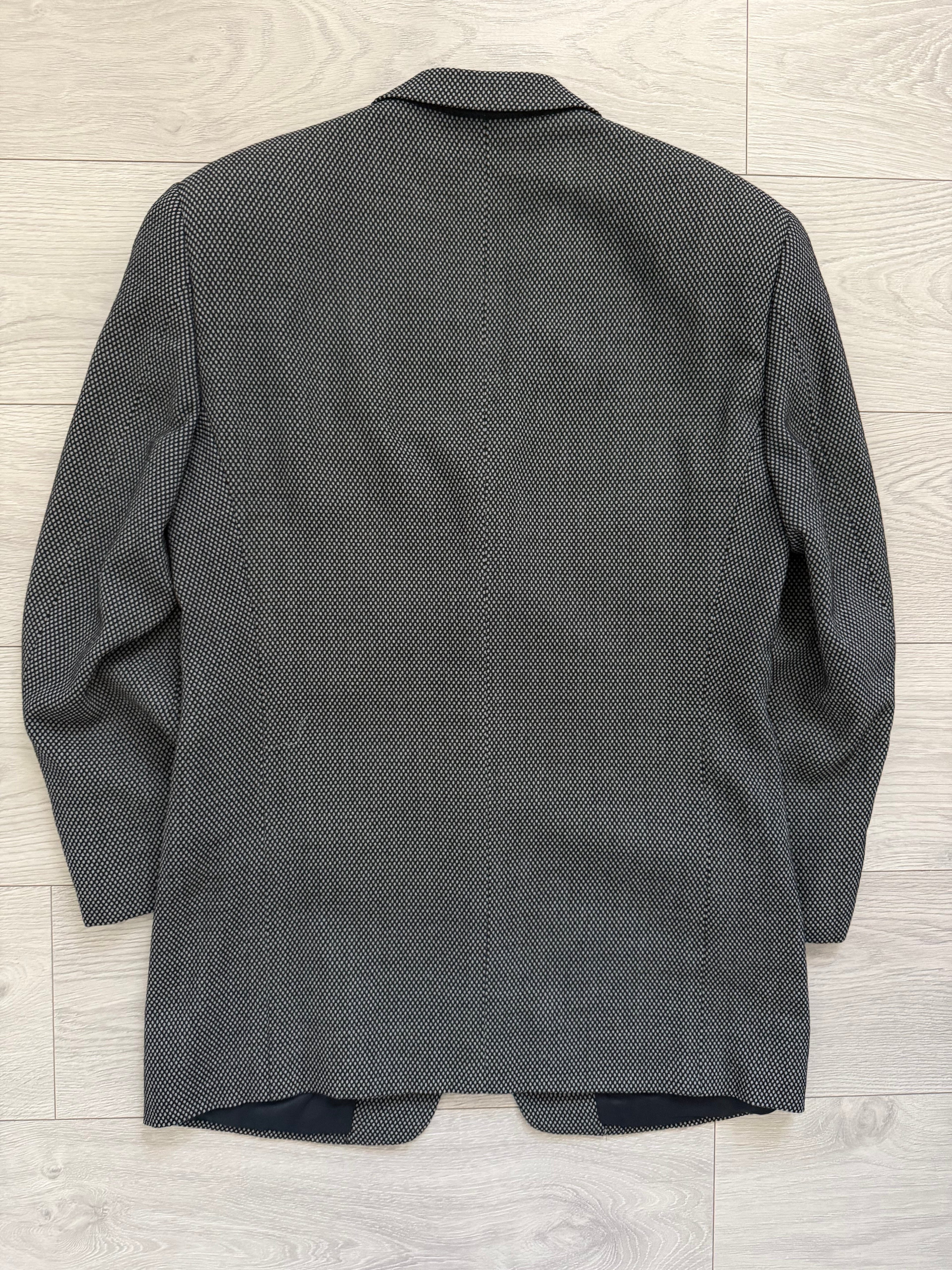 Armani 1990s 3B Textured Pleated Wool Suit  - Size M Jacket / 32" Waist