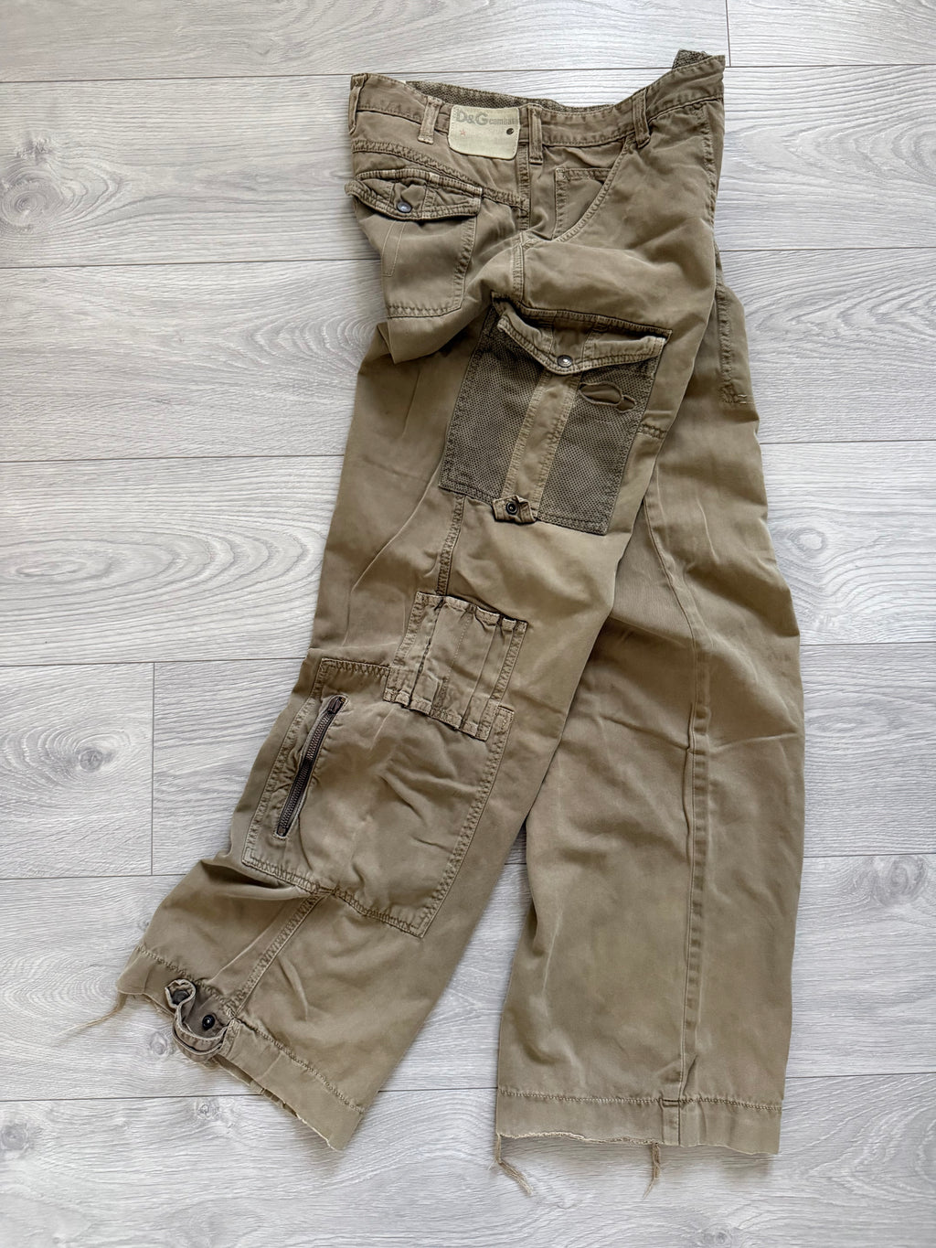 Dolce & Gabbana 00s Vintage Military Cargo Pants - Size 32
