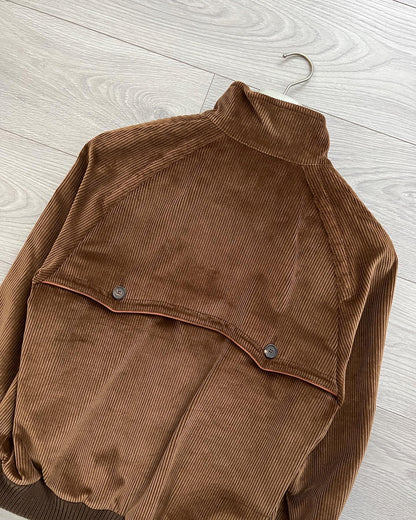 Prada AW2017 Corduroy Runway Bomber Jacket - Size M