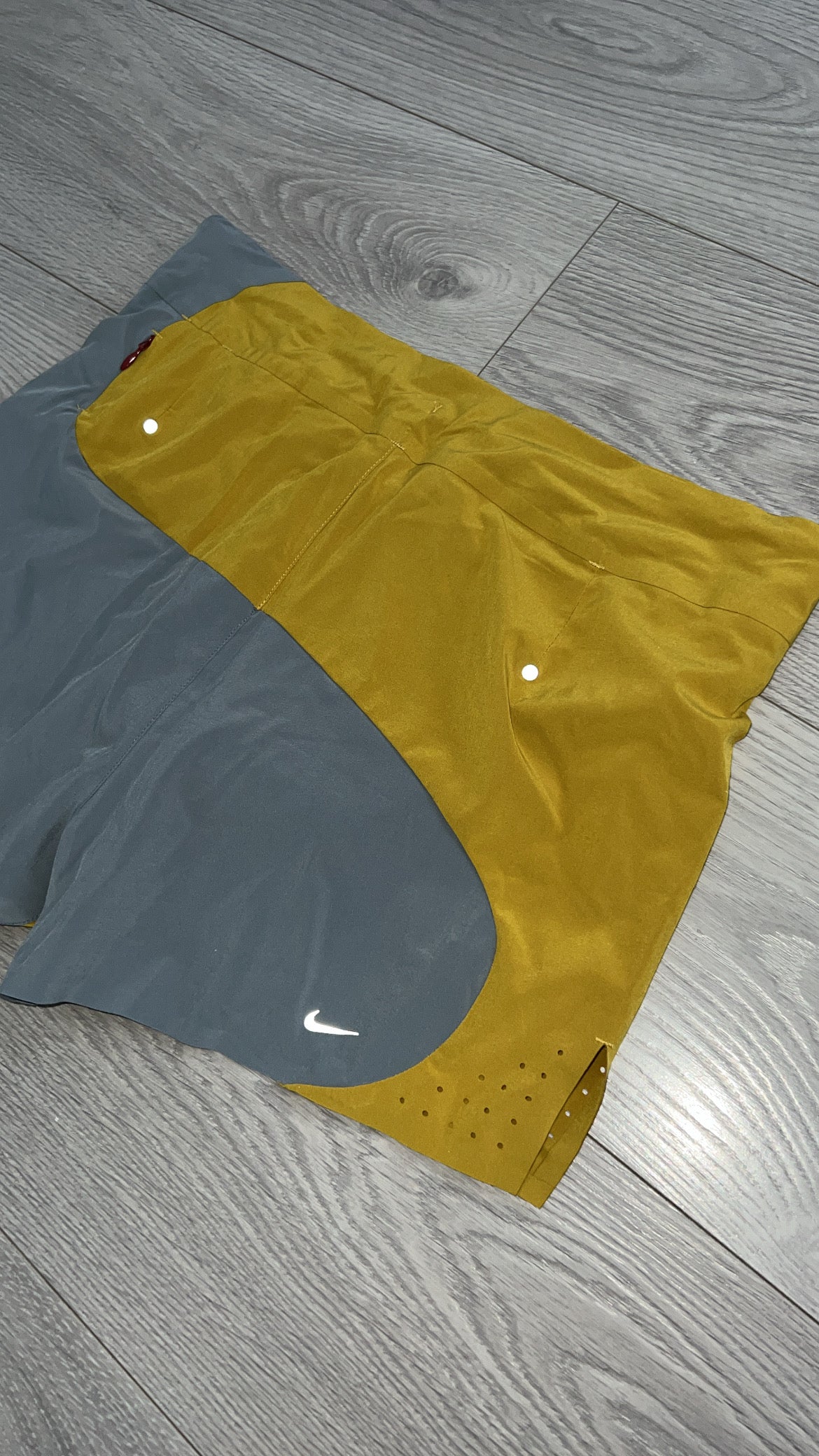 Nike Gyakusou SS2014 Curve Split 'Light/Dark' Tech Shorts - Size M & L