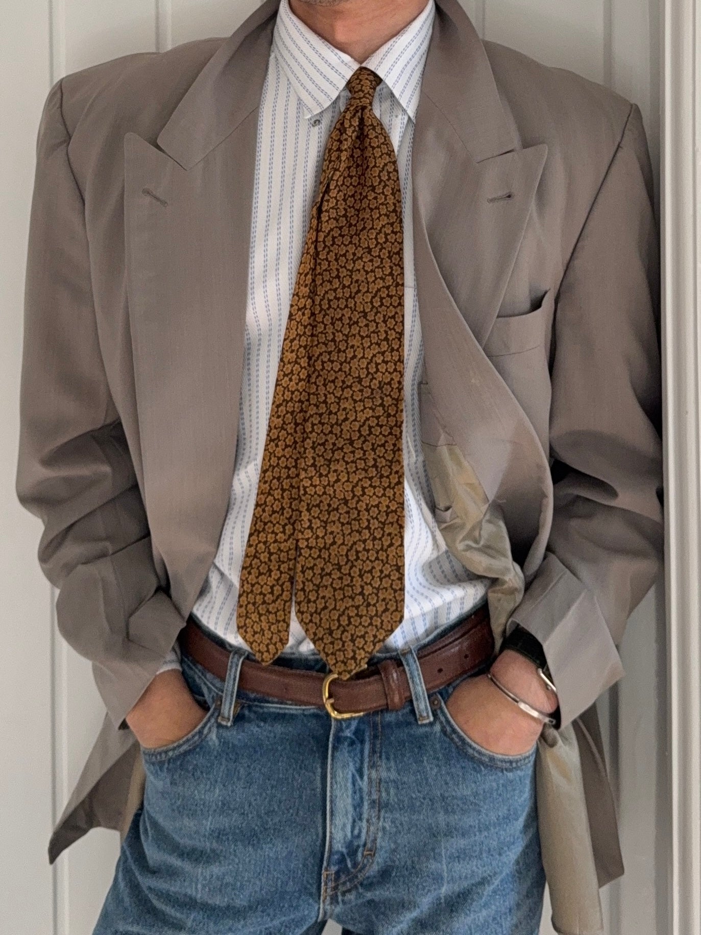 Giorgio Armani 1990s Silk Tie