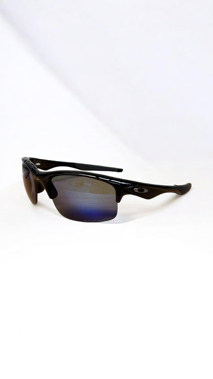 Oakley 2012 Bottle Rocket Sunglasses in Black/Polarized Blue