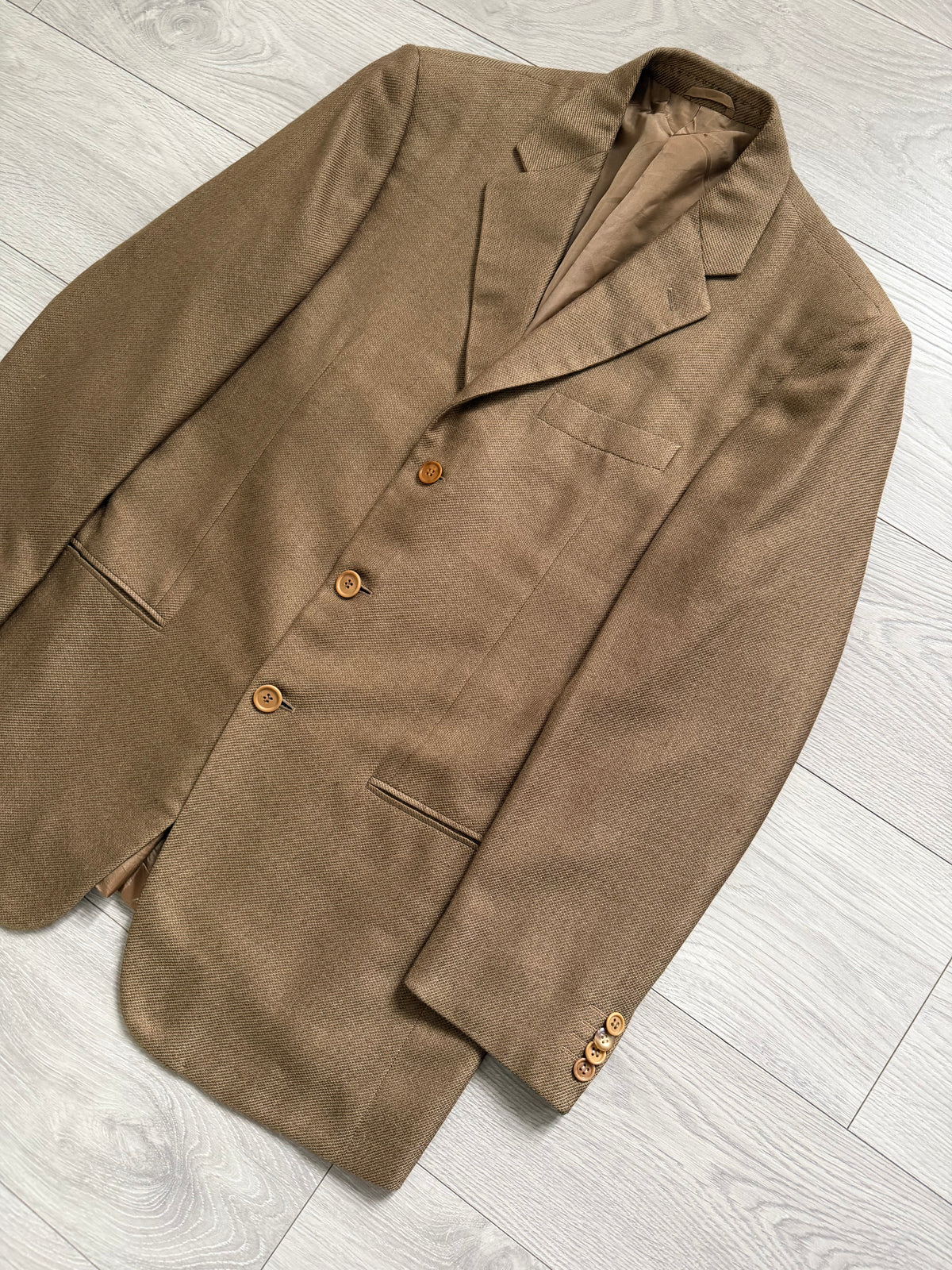 Giorgio Armani Black Label 1990s Cashmere Silk 3B Sport Jacket Blazer - Size L